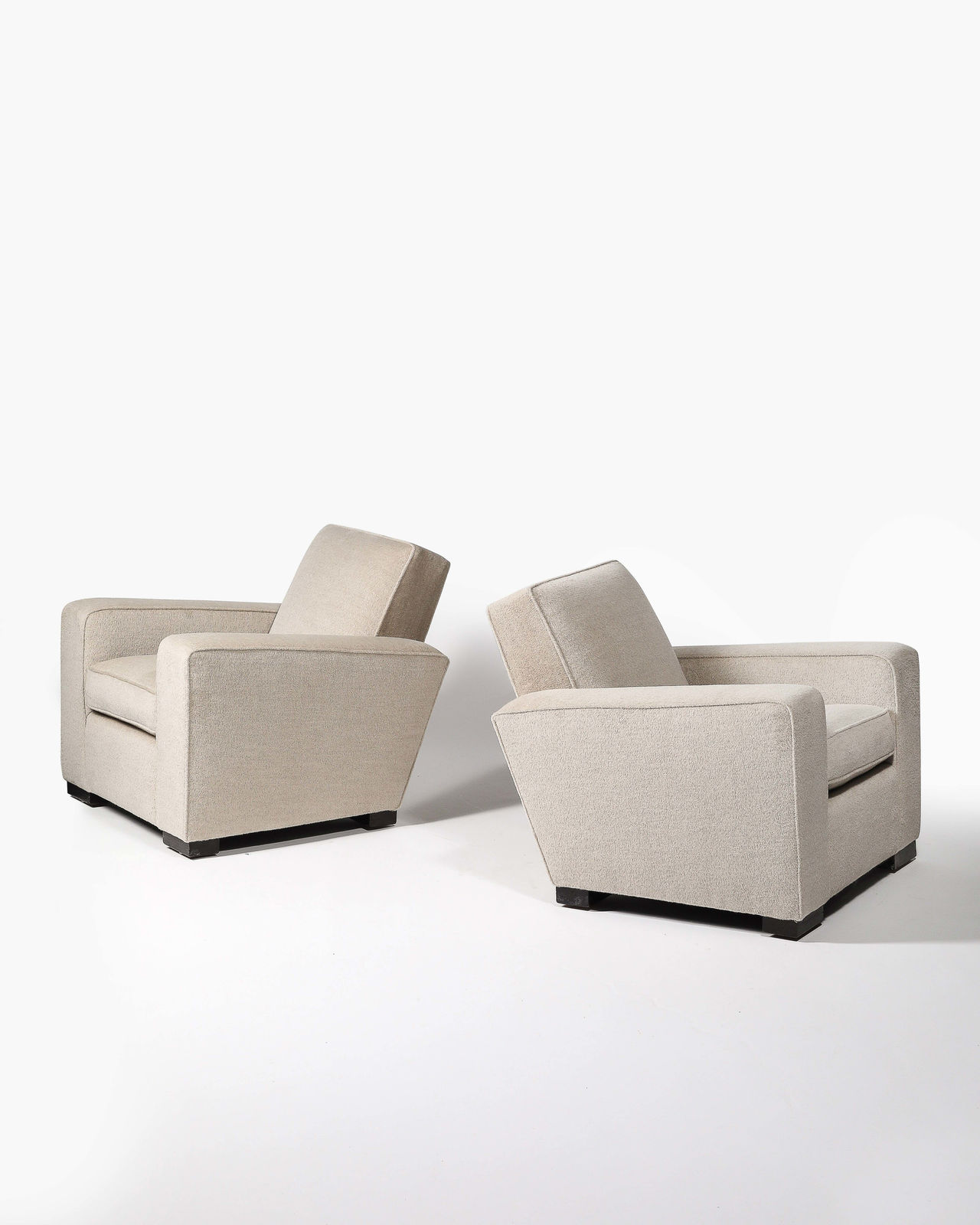 Jacques Adnet, Pair of Club Chairs