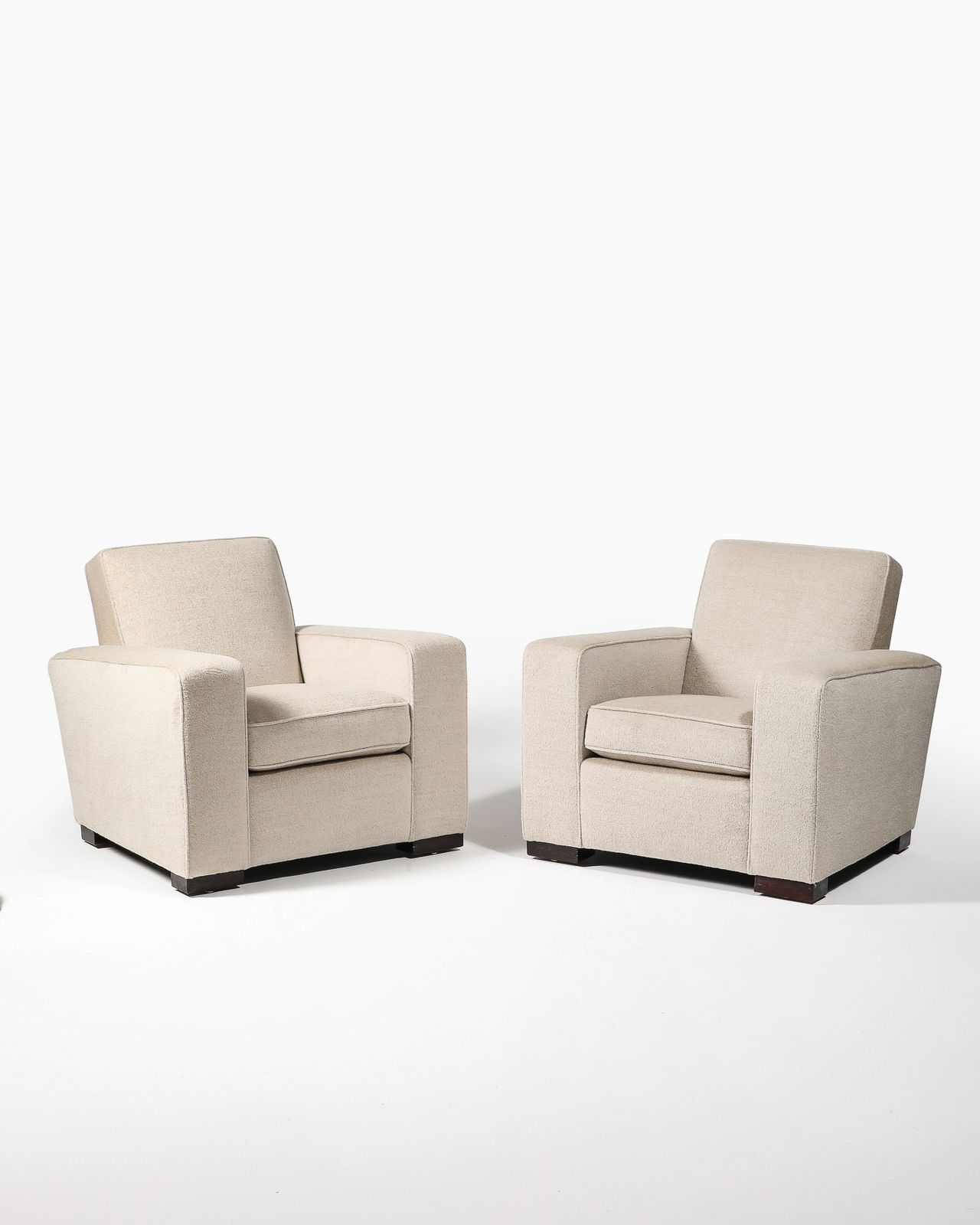 Jacques Adnet, Pair of Club Chairs