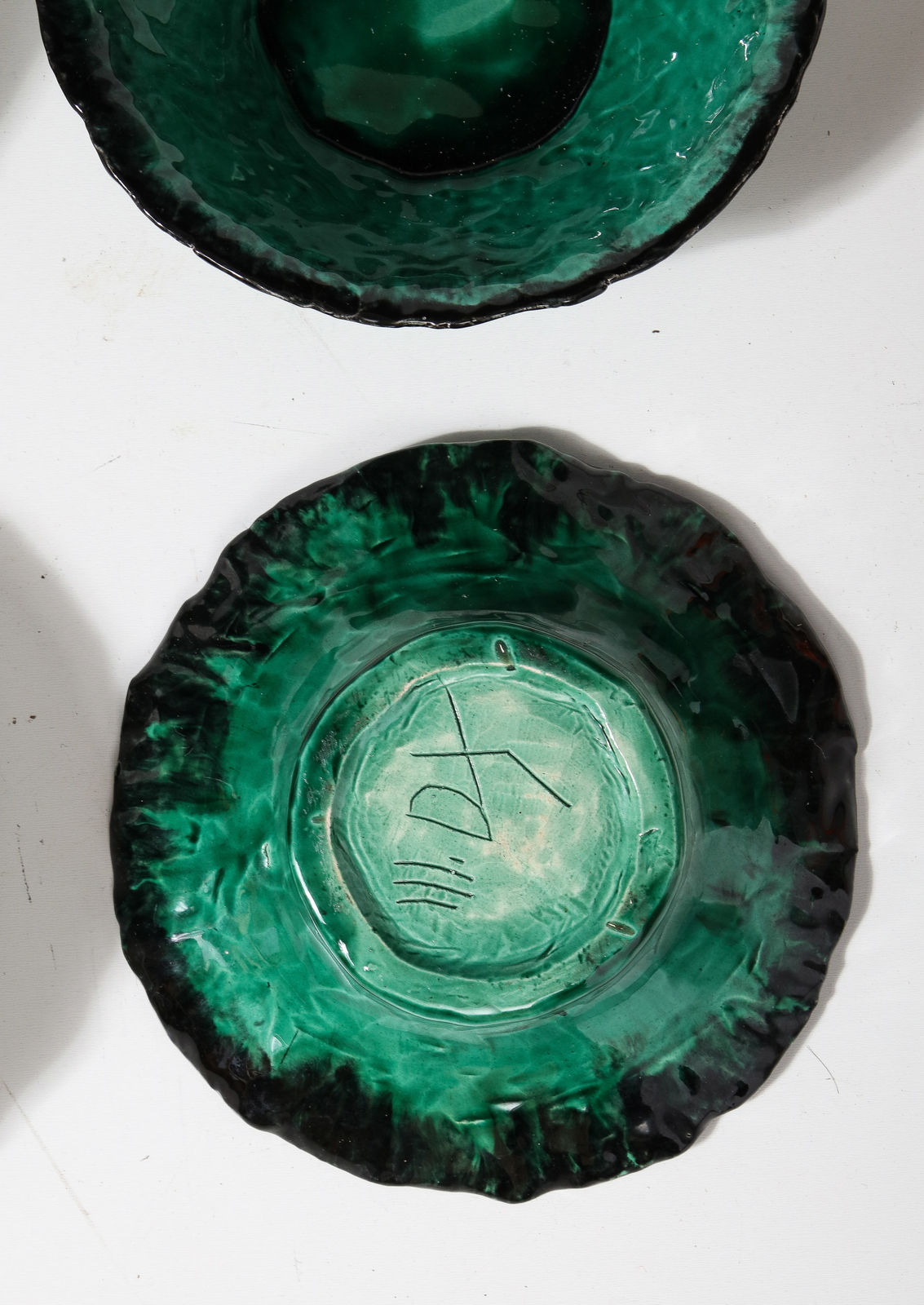 Marthe Delacroix, Green Ceramic Bowl