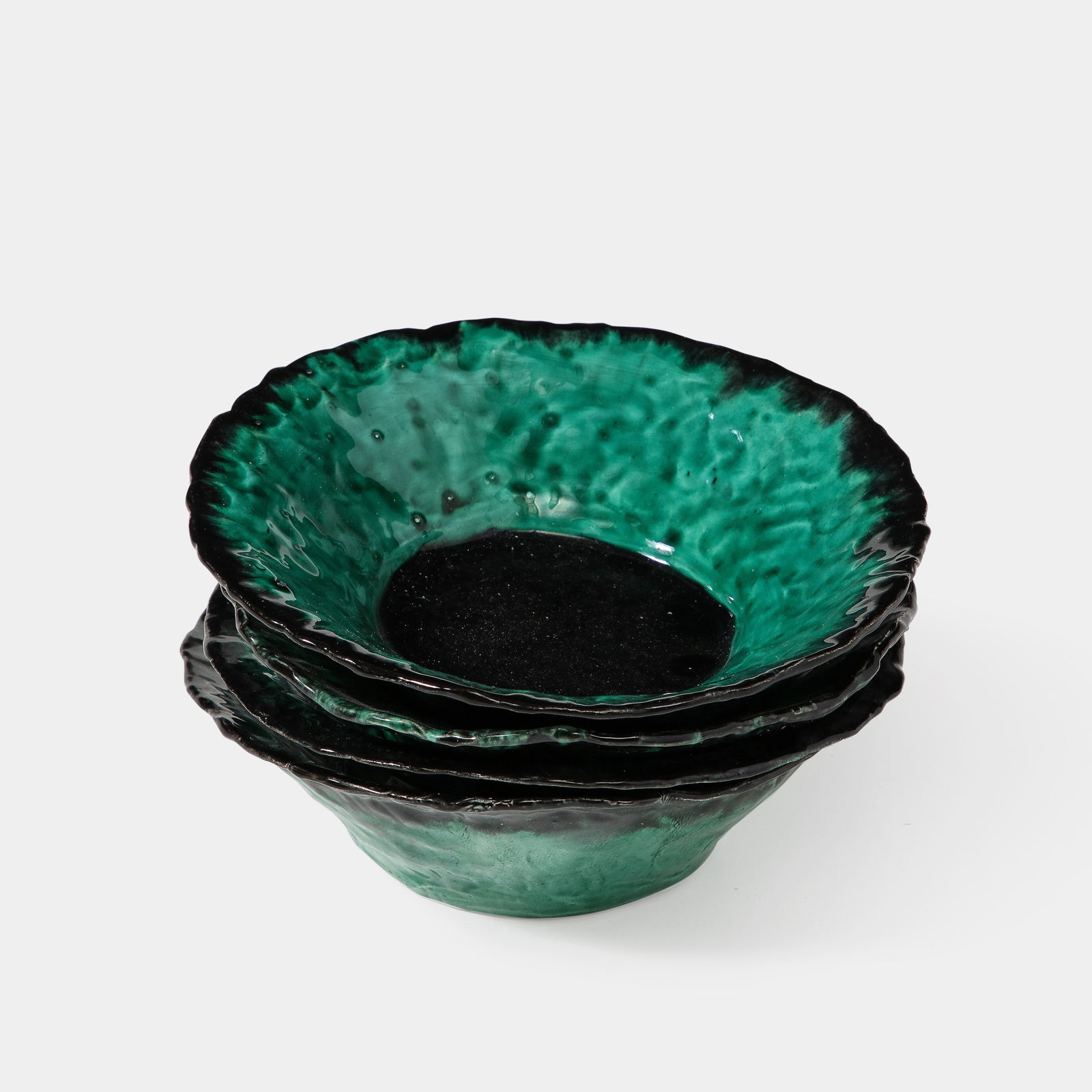 Marthe Delacroix, Green Ceramic Bowl