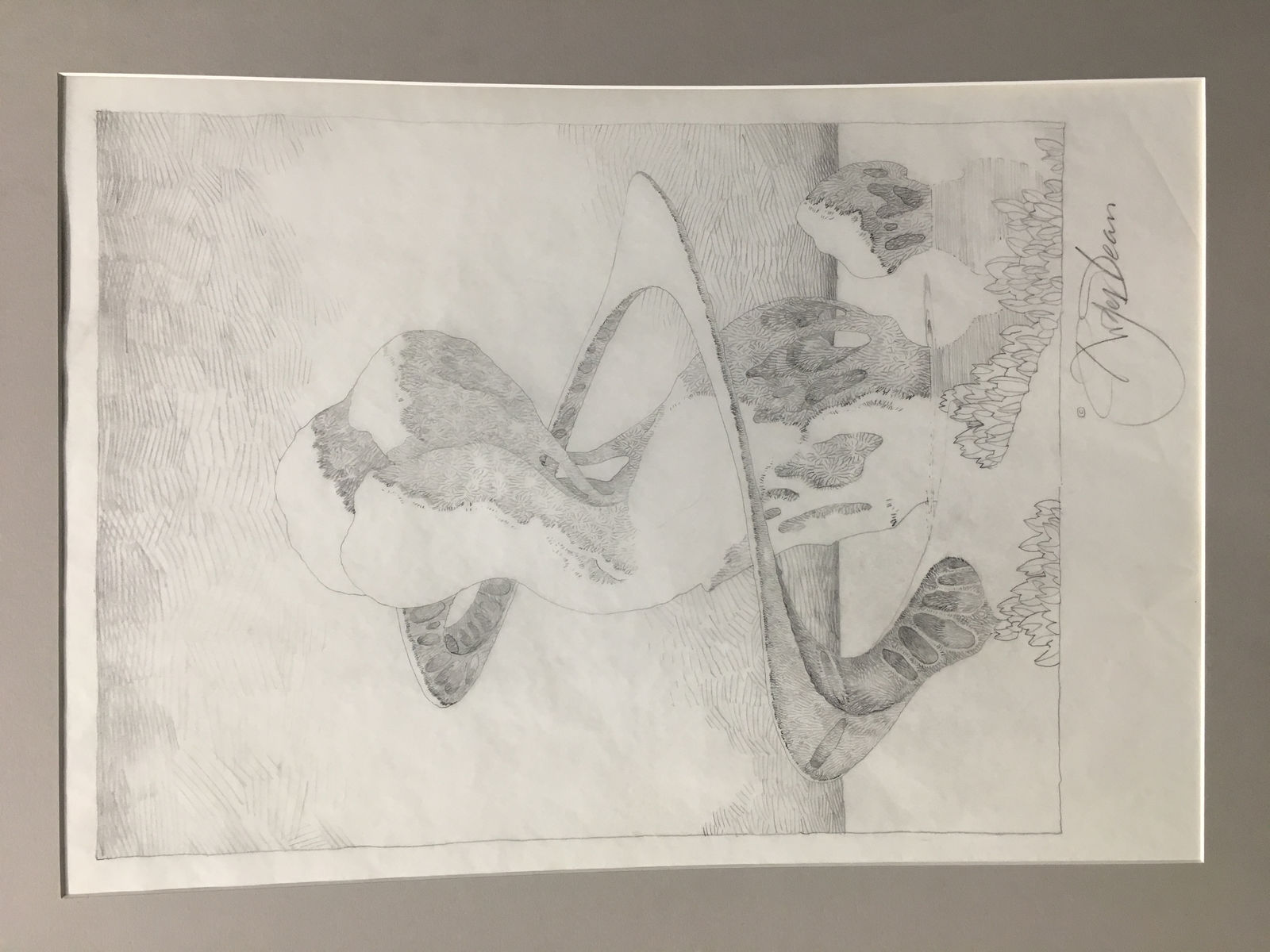 Roger Dean, PATHWAYS SKETCH IV, 2019