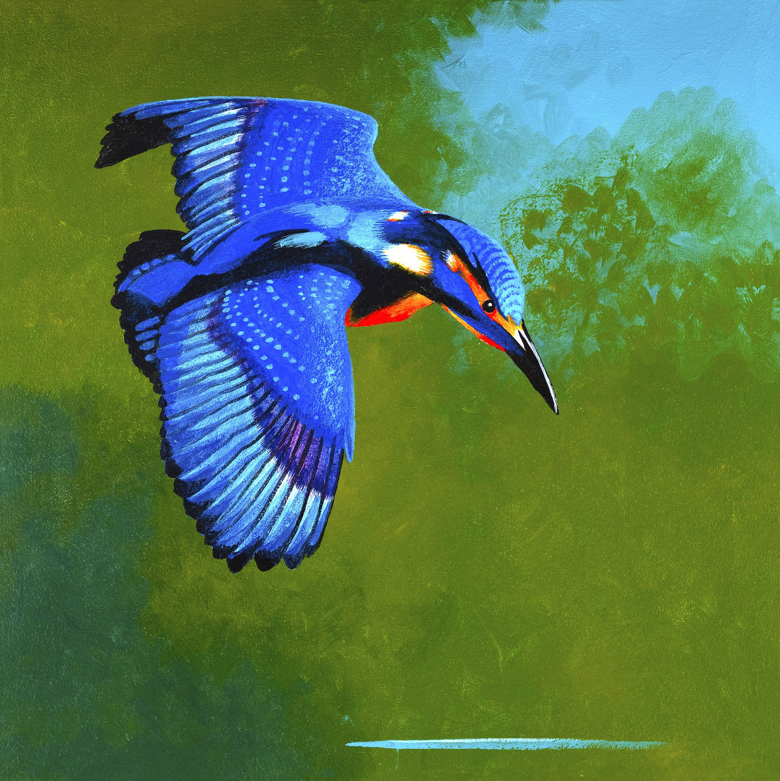 Roger Dean, HALCYON HYMNS KINGFISHER, 2020