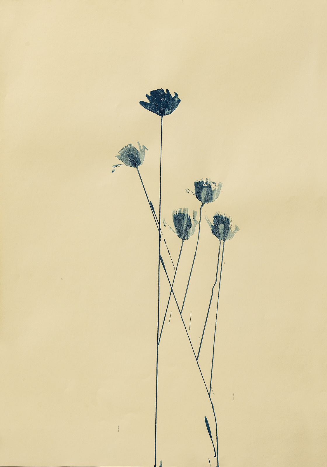 Mireille Gros, Planetary Plant (Blue) XI, 2023