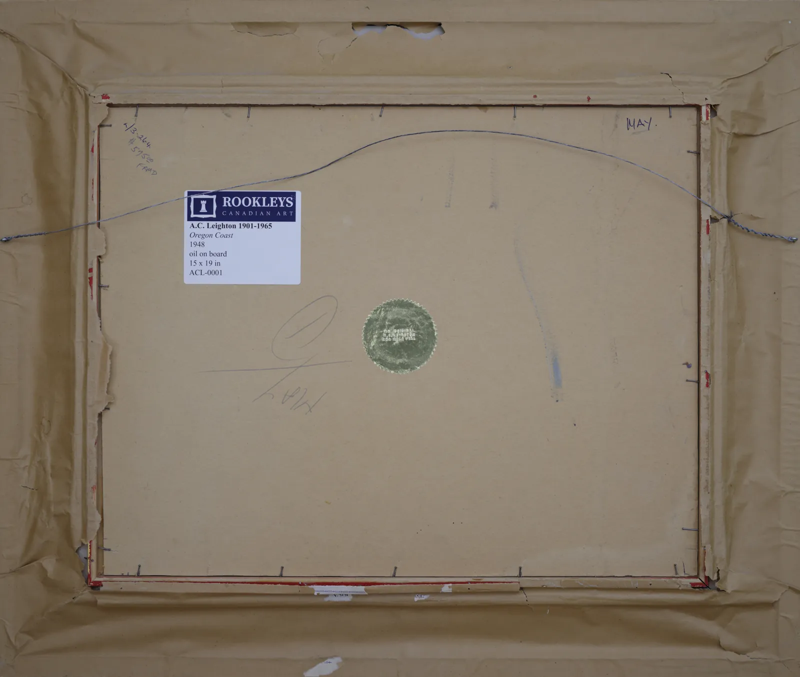 A.C. Leighton, Oregon Coast, 1948