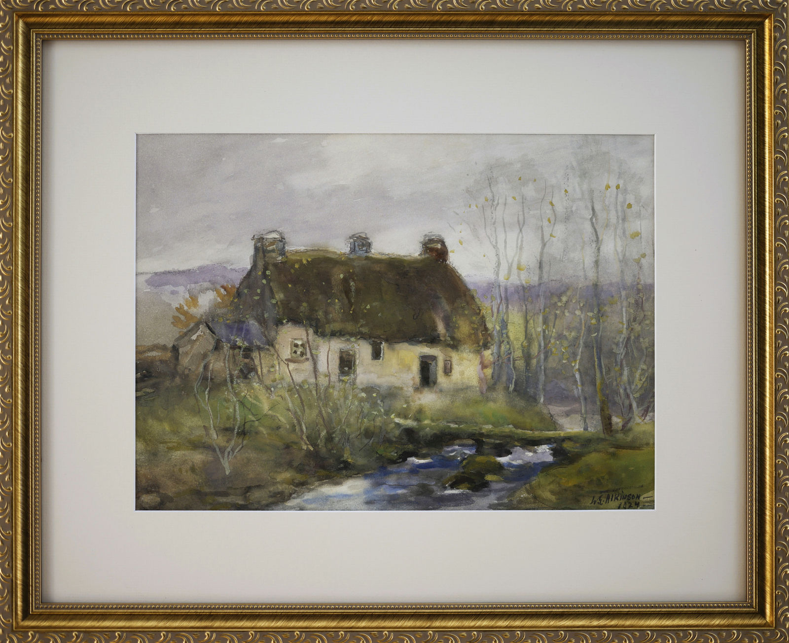 William Edwin Atkinson, Old Cottage Near Oakhampton, Devon, 1924