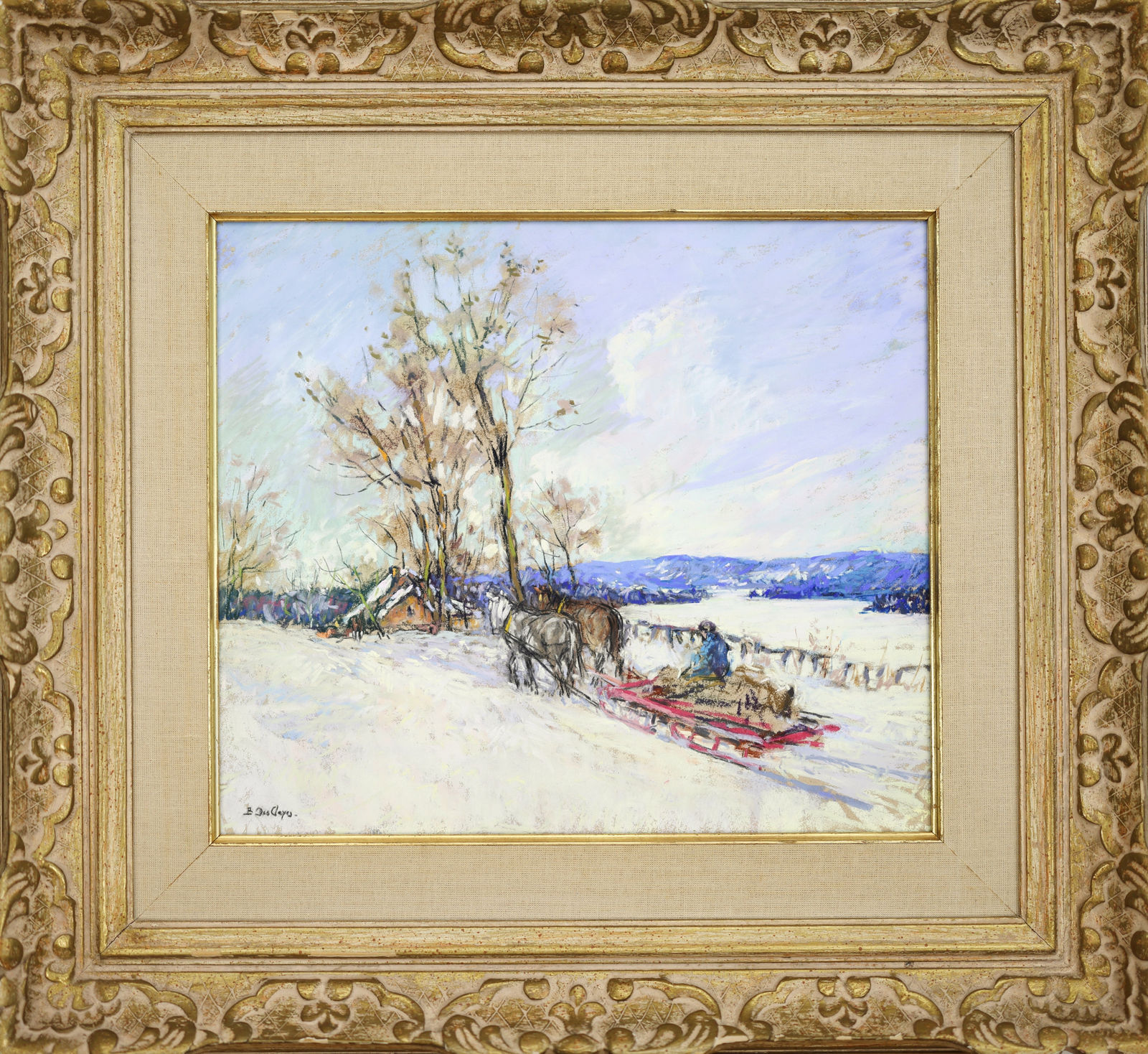 Berthe Des Clayes, The Ottawa River on the Road to Carrillon