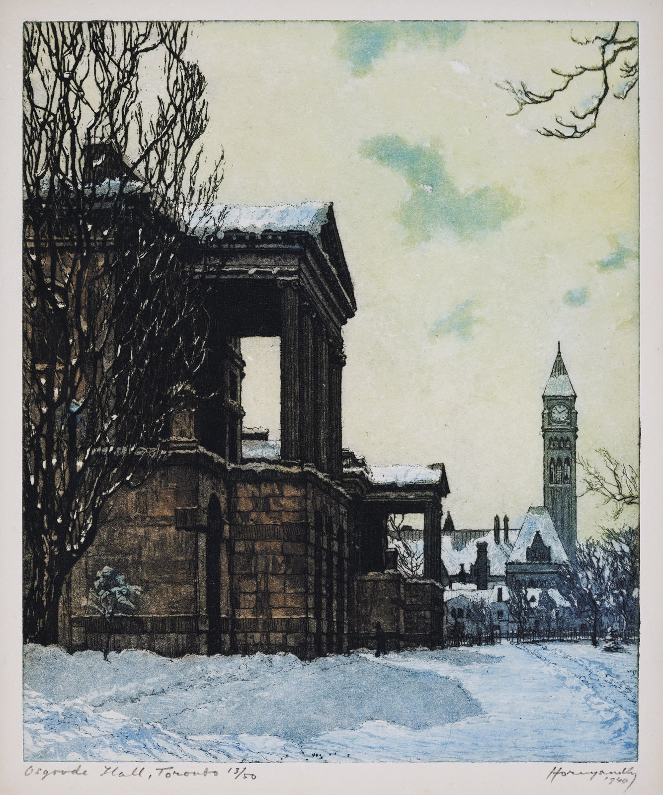Nicholas Hornyansky, Osgoode Hall, Toronto, 1940