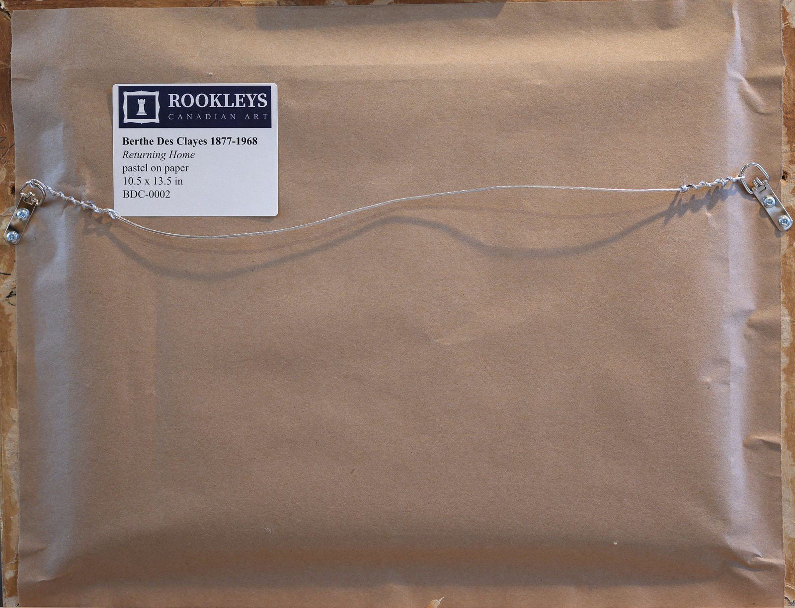 Berthe Des Clayes, Returning Home, c 1935