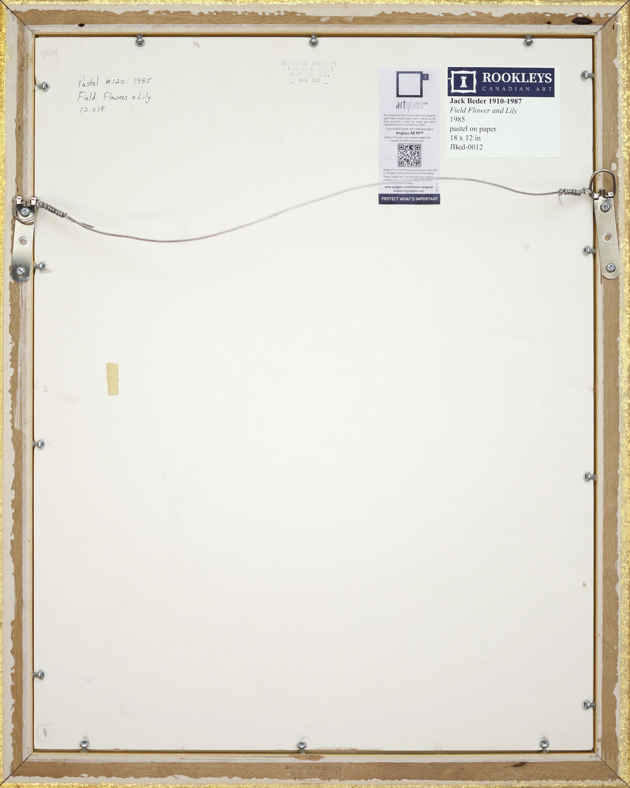 Jack Beder, Field Flower and Lily, 1985