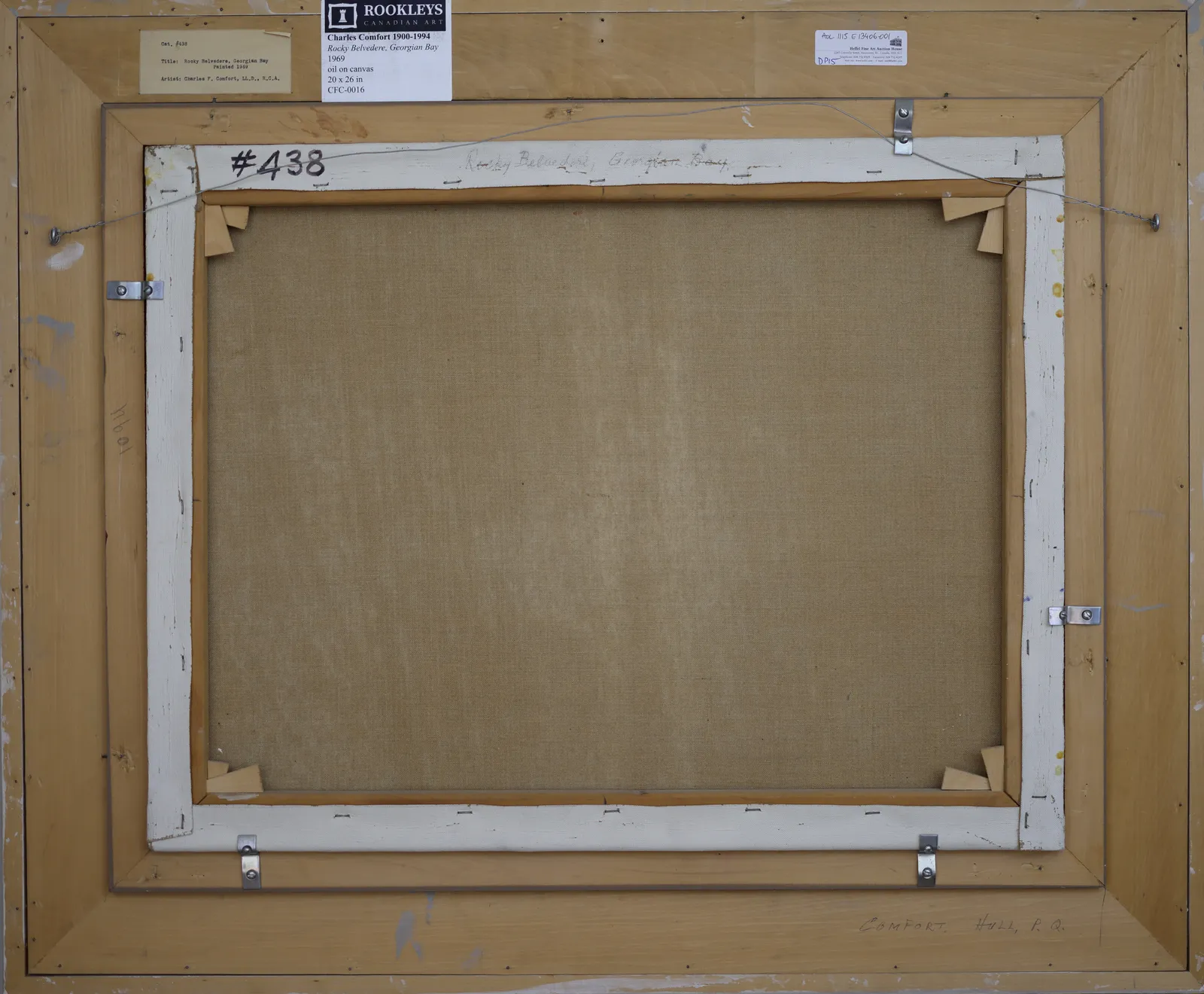 Charles Comfort, Rocky Belvedere, Georgian Bay, 1969