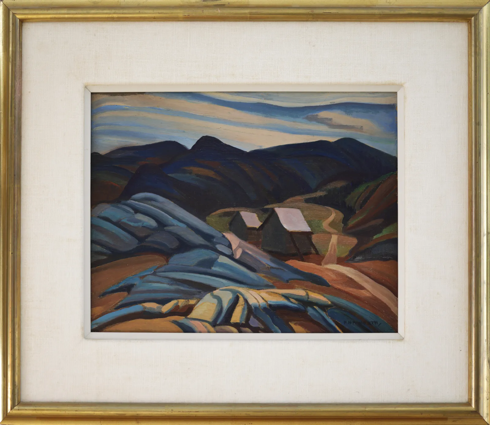 Peter Haworth, Quebec Barn in Laurentian Hills, 1948