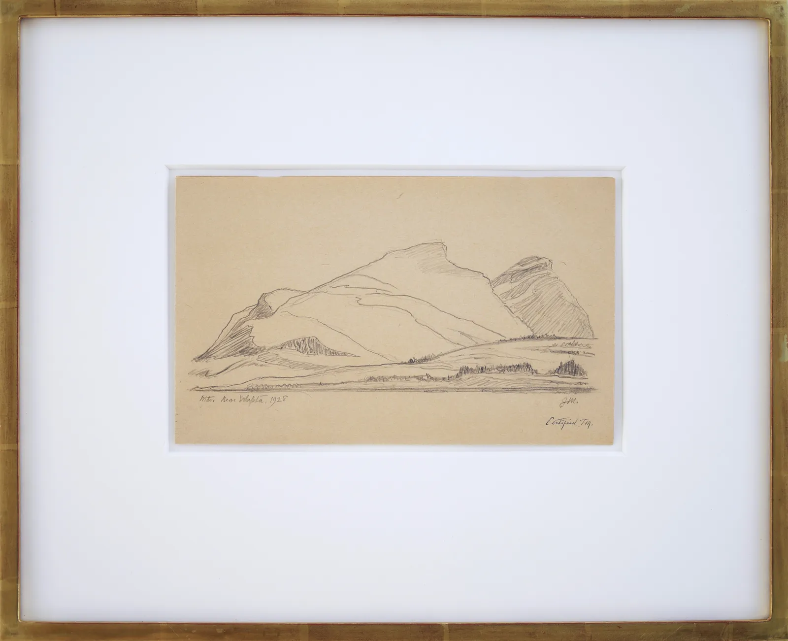 J.E.H. MacDonald, Mts. Near Wapta, 1928