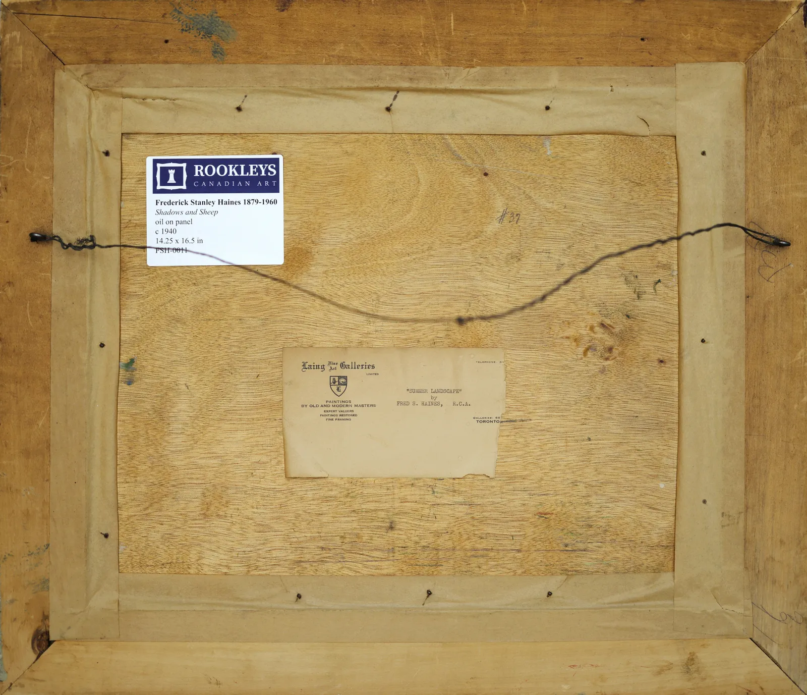 Frederick Stanley Haines, Shadows and Sheep, c 1940