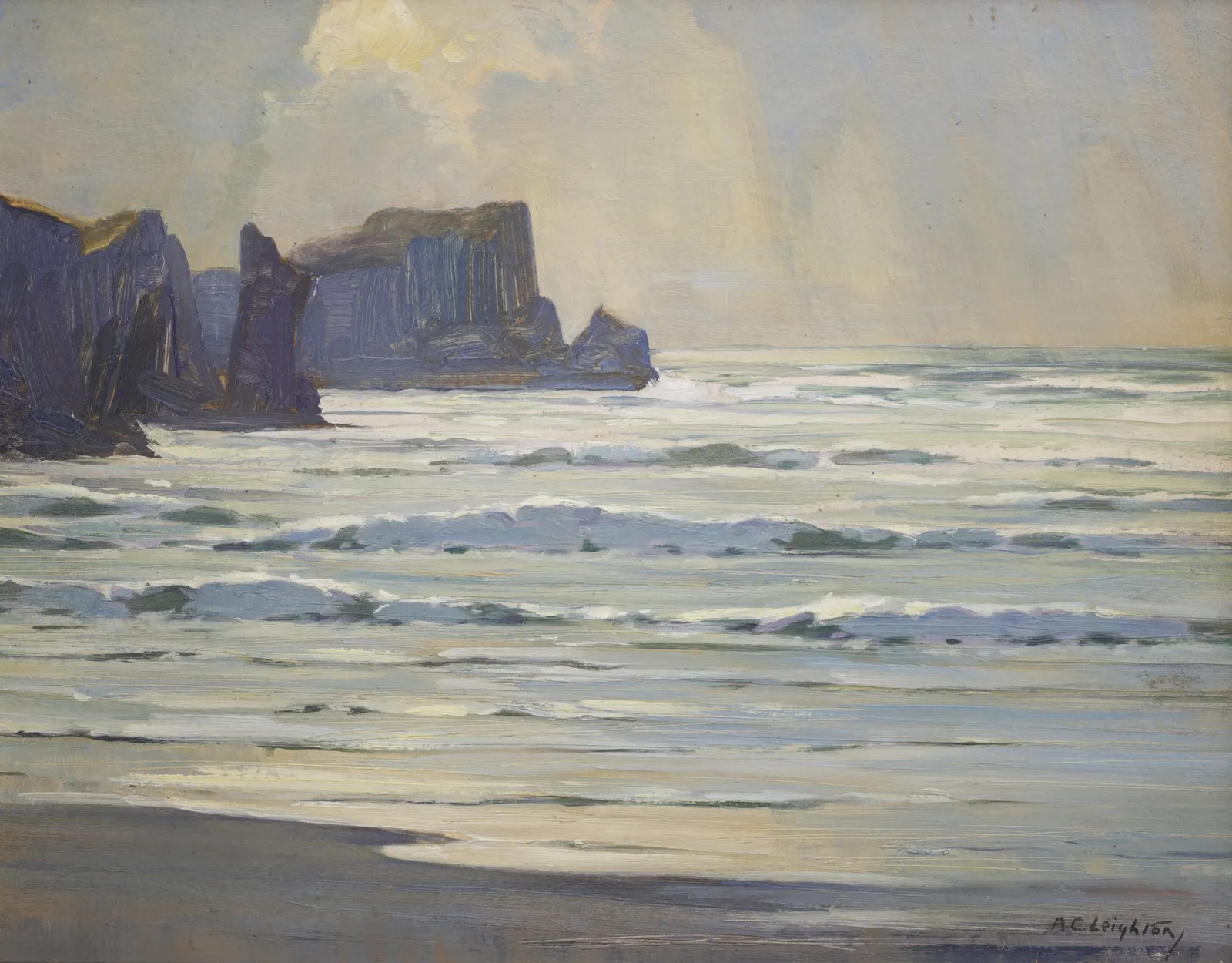 A.C. Leighton, Oregon Coast, 1948