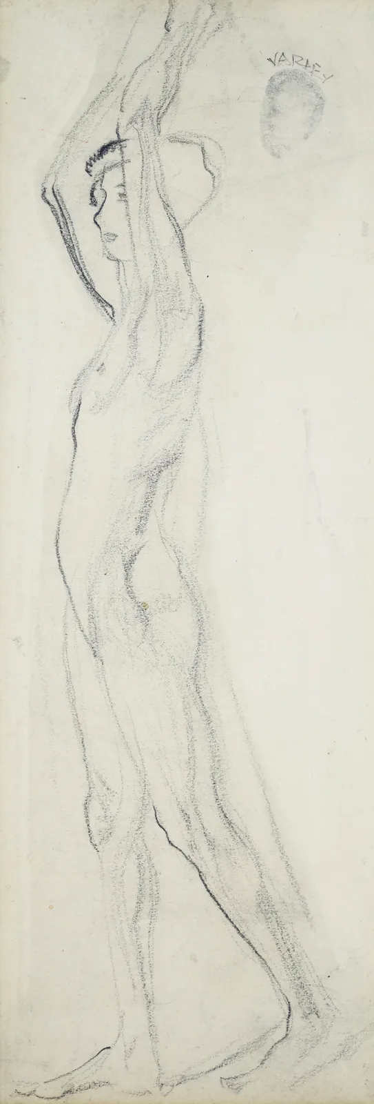 Frederick Varley, Nude Sketch, c 1958