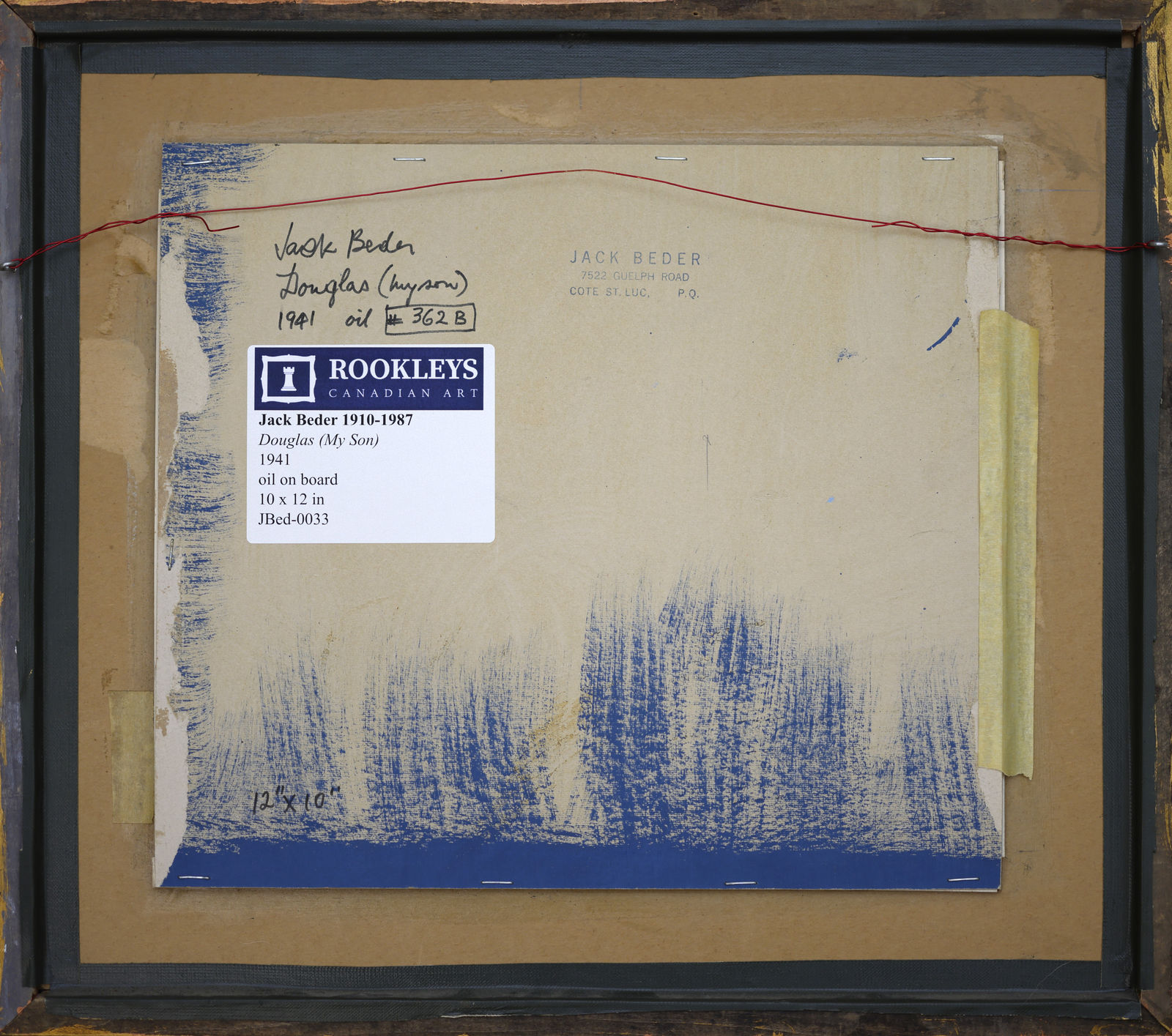Jack Beder, Douglas (My Son), 1941