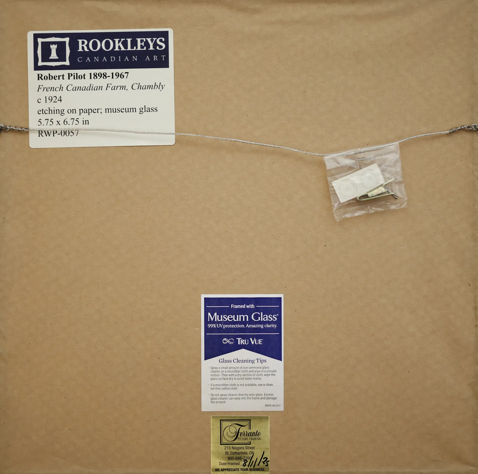 Robert Pilot, French Canadian Farm, Chambly, c 1924