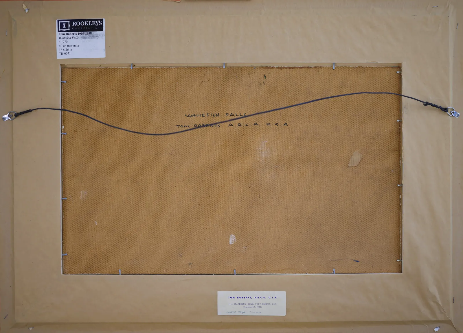 Tom Roberts, Whitefish Falls, c 1970