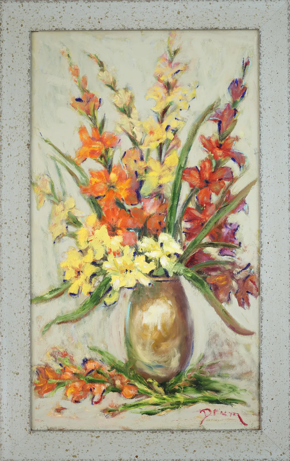 David Drum, Still Life with Glads, 1962