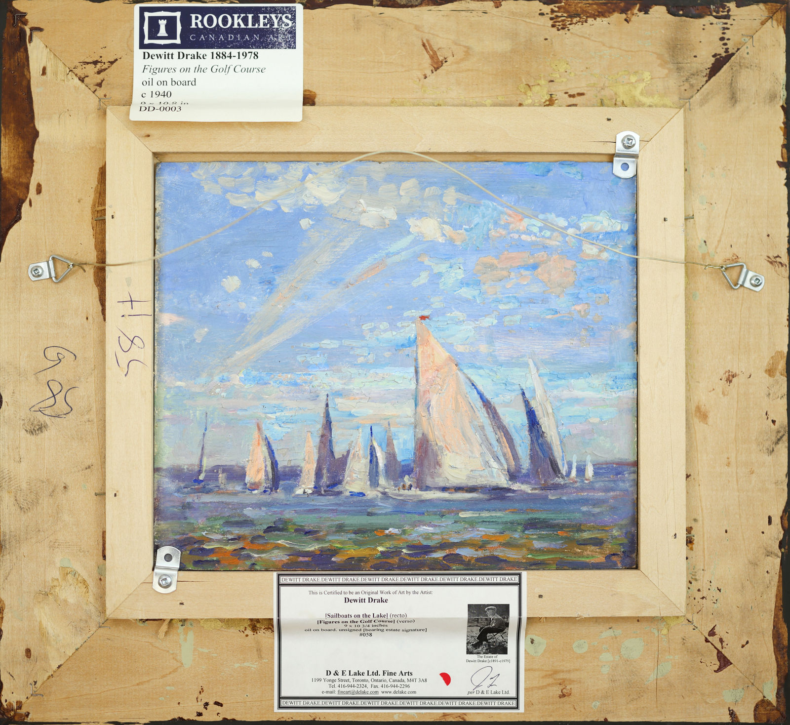 Dewitt Drake, Figures on the Golf Course, c 1940