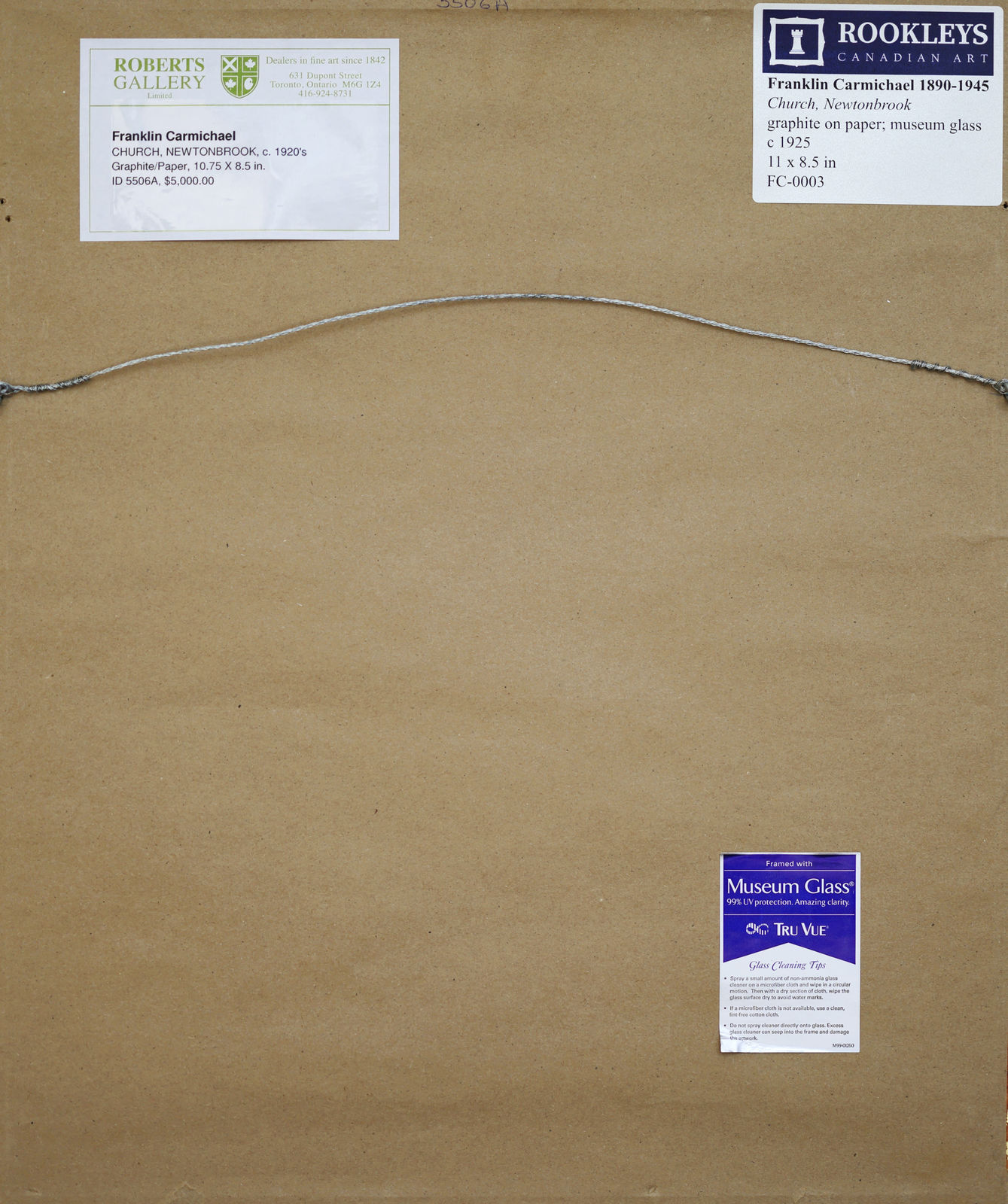 Franklin Carmichael, Church, Newtonbrook, c 1925