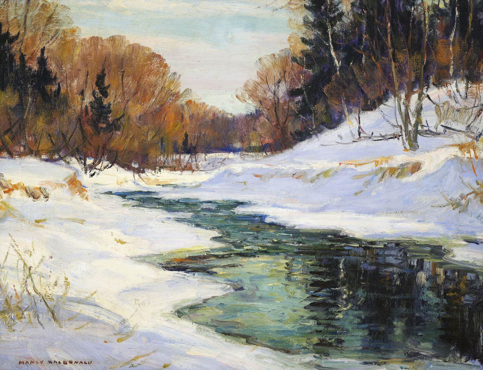 Manly MacDonald, Early Thaw, c 1930