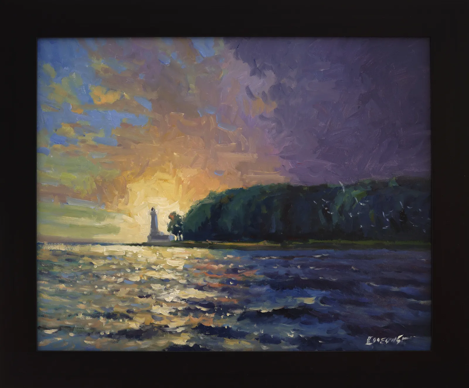 Peter Cheung, Light Show at Point Abino Lighthouse , 2024