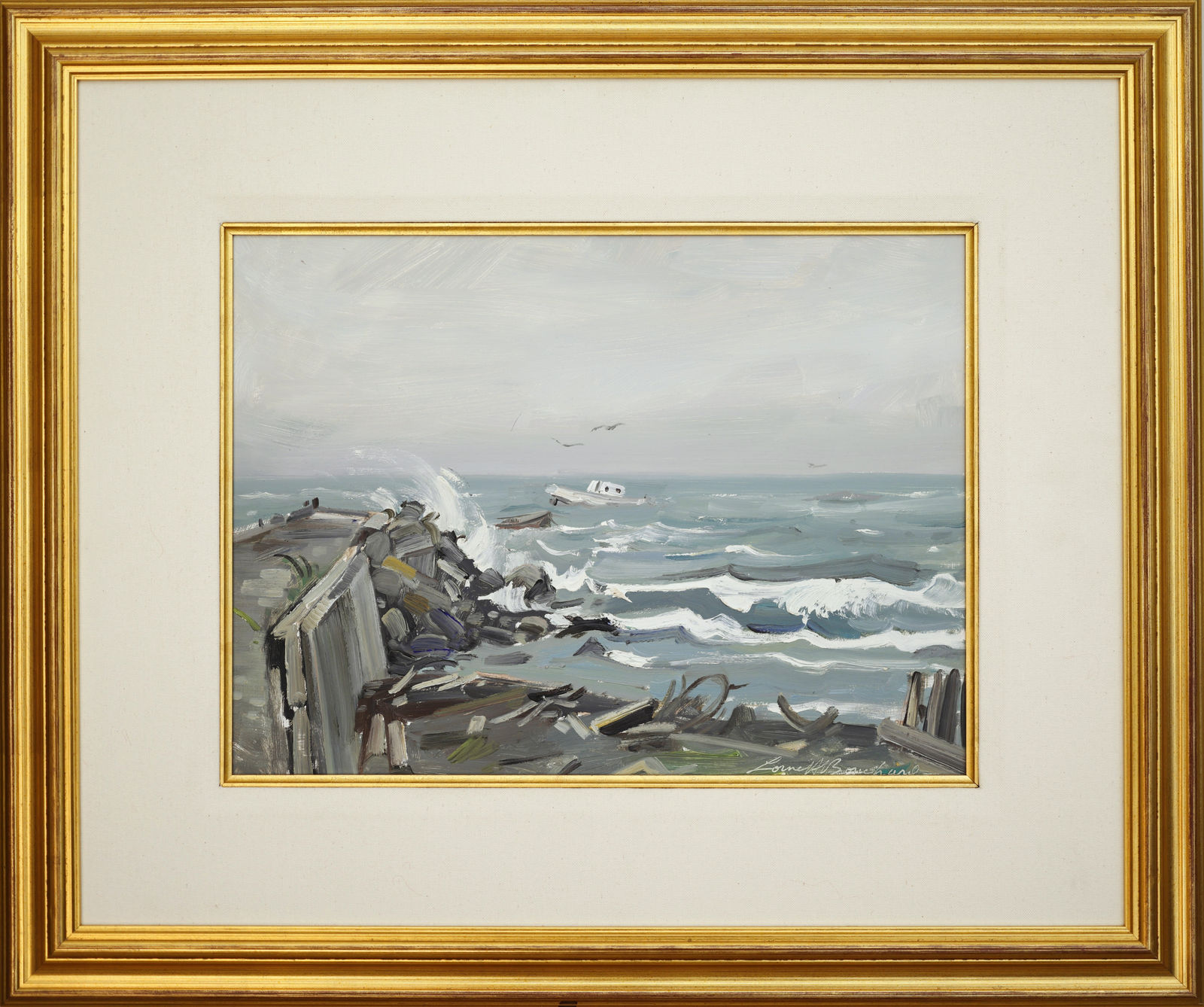 Lorne Bouchard, Rough Weather, St. Flavie, 1972