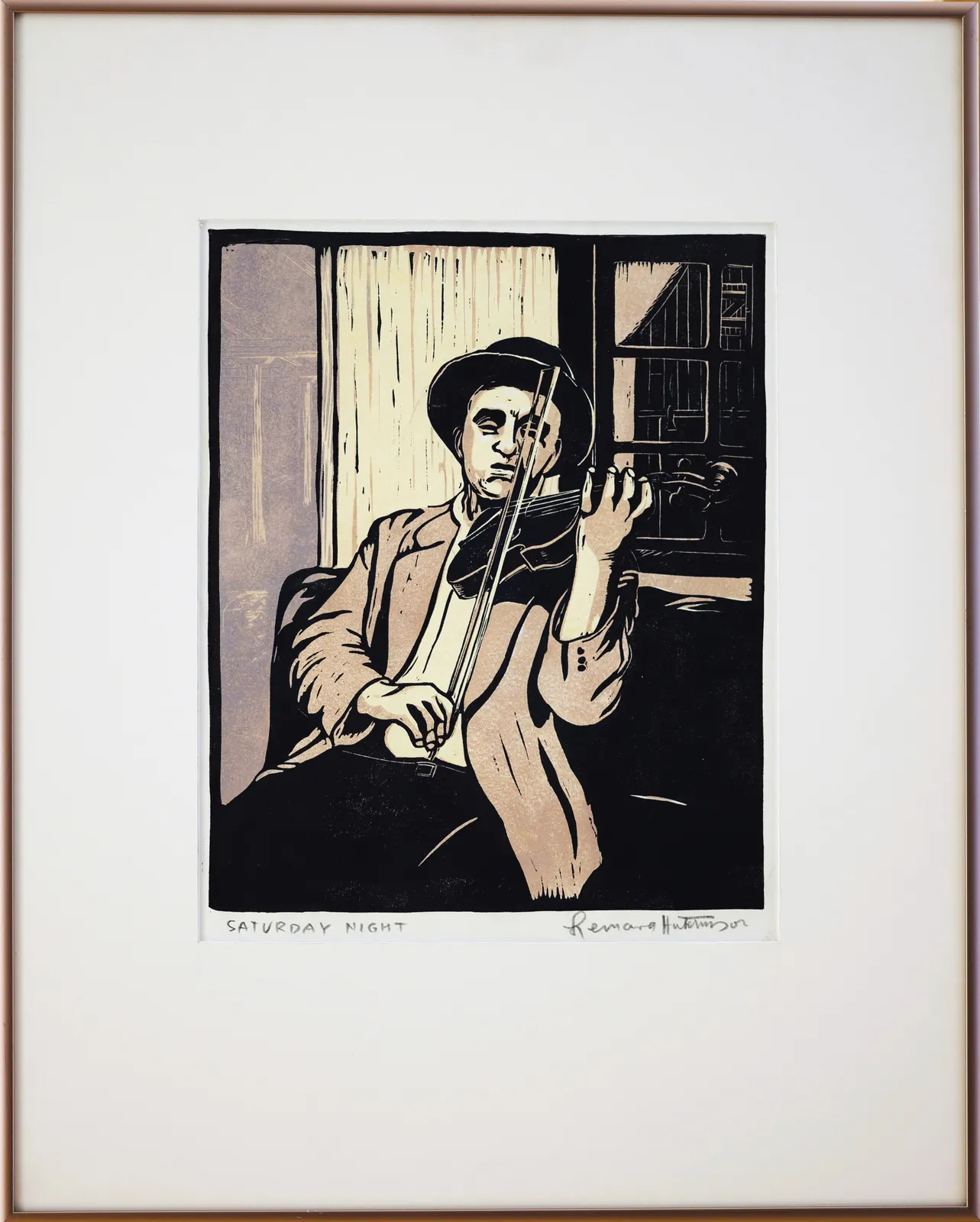 Leonard Hutchinson, Saturday Night, c 1930