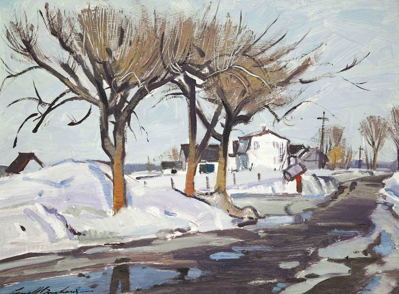 Lorne Bouchard, Spring Road, Rang Saint Etienne, QB, 1962