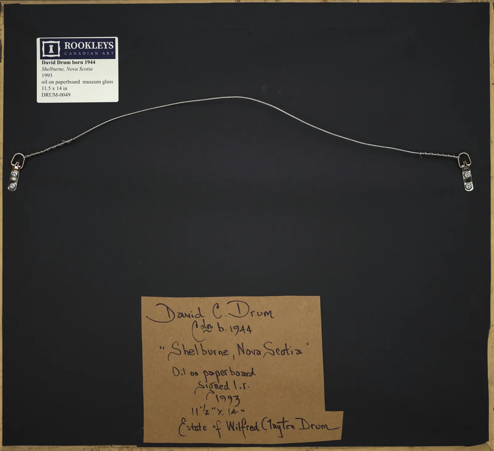 David Drum, Shelburne, Nova Scotia, 1993