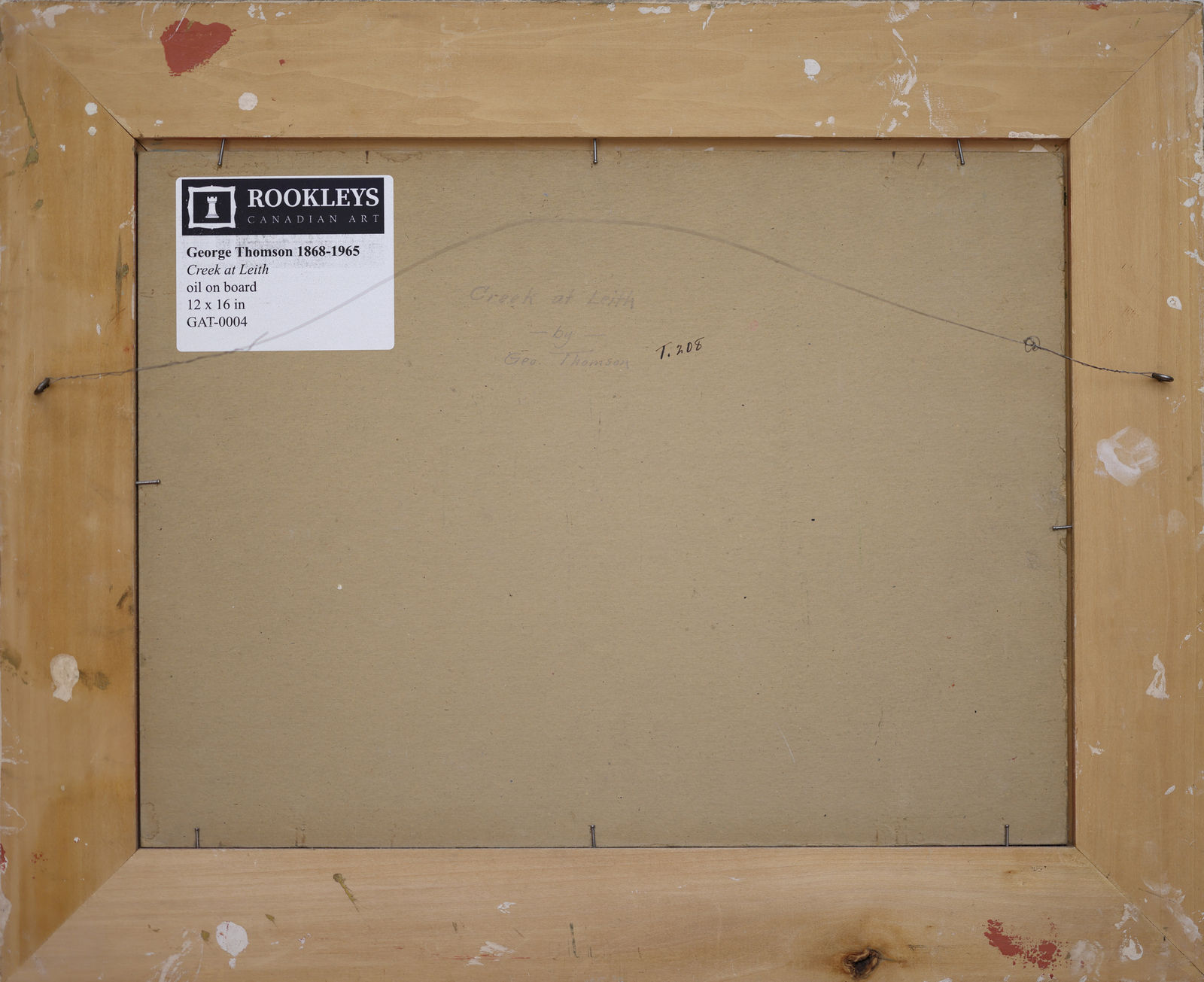 George Thomson, Creek at Leith