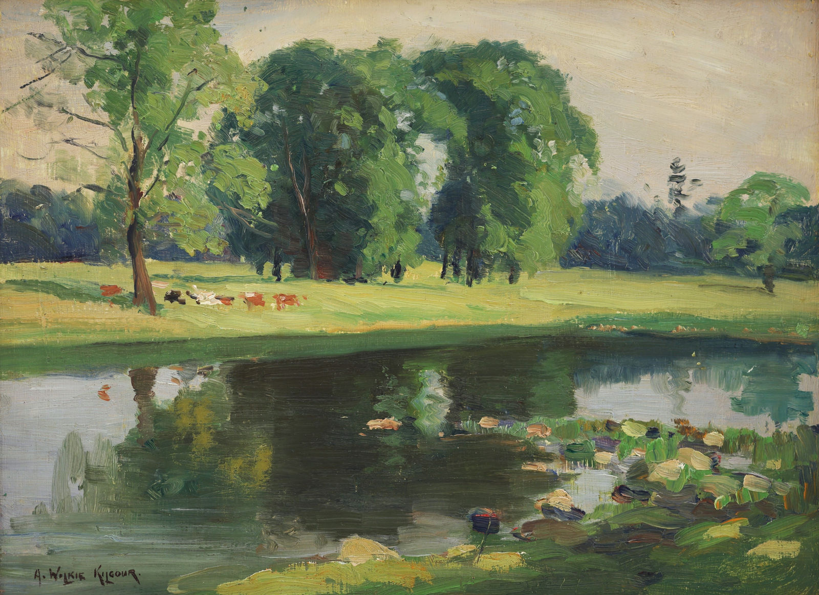 Wilkie Kilgour, Pastures Near Senneville, QC, c 1914