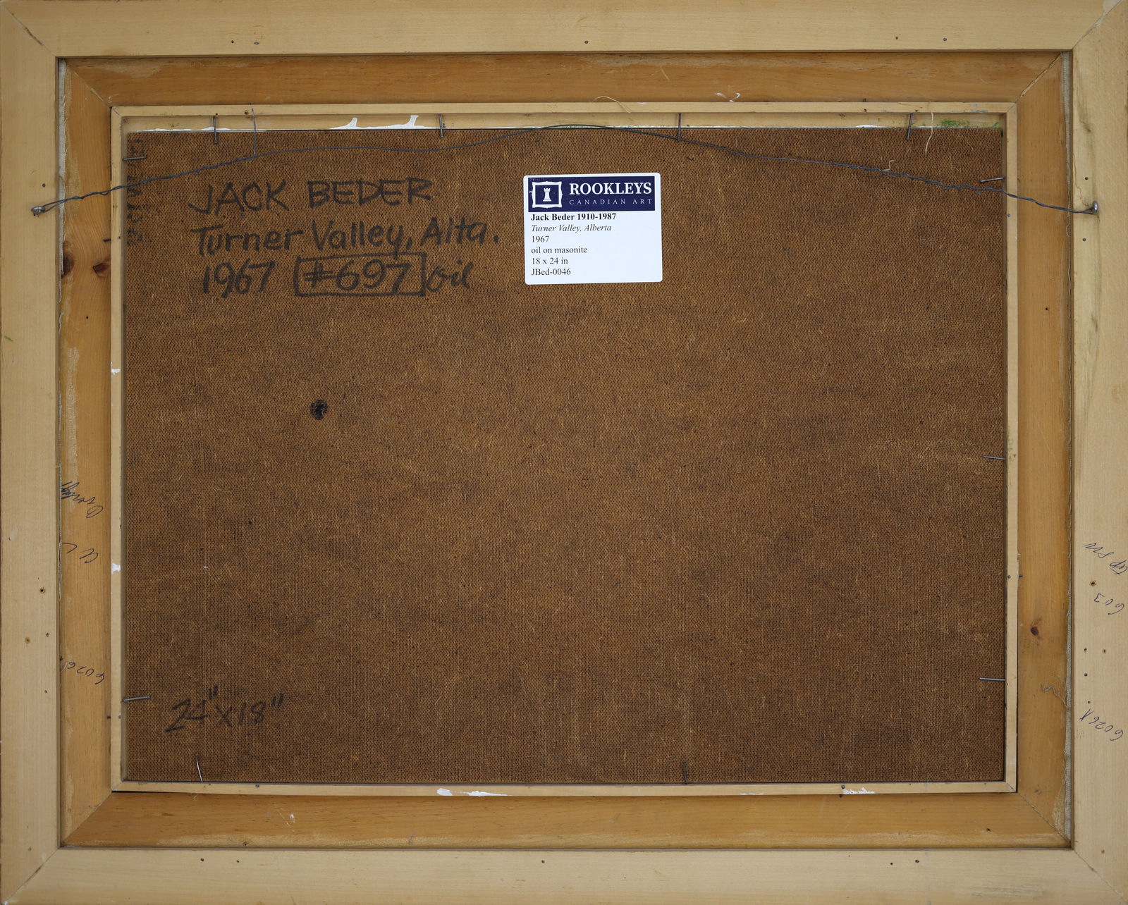 Jack Beder, Turner Valley, Alberta, 1967