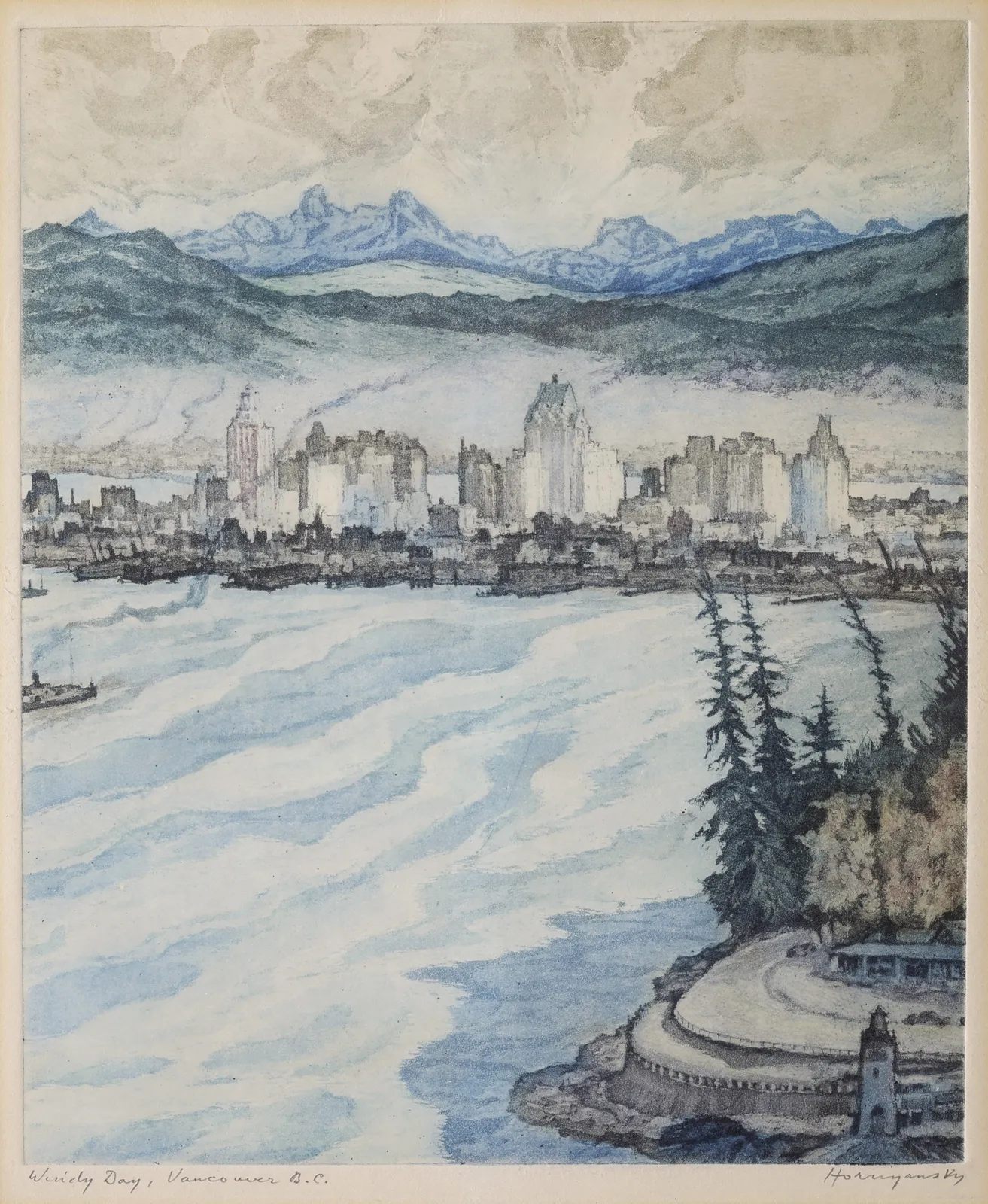 Nicholas Hornyansky, Windy Day, Vancouver, BC