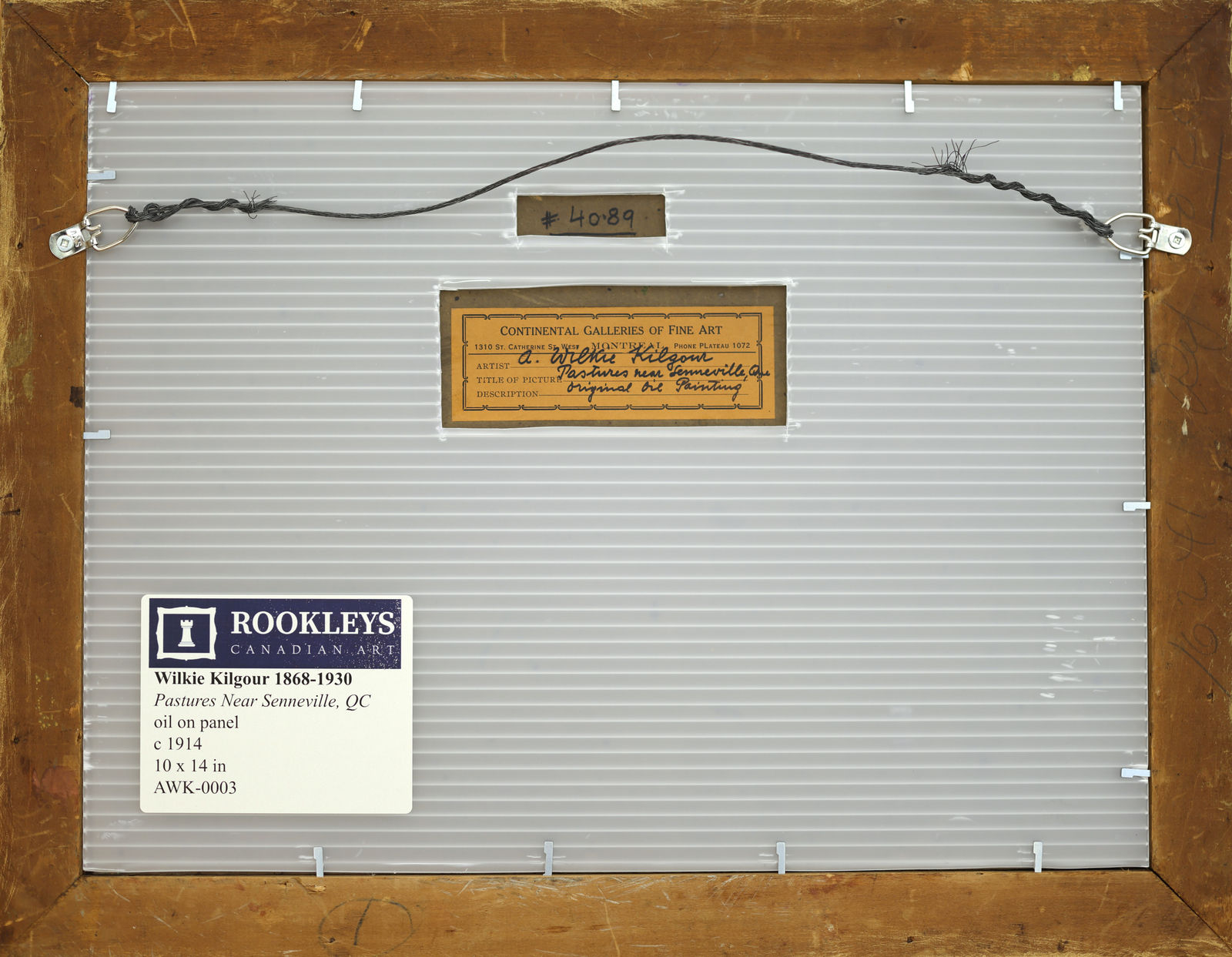 Wilkie Kilgour, Pastures Near Senneville, QC, c 1914