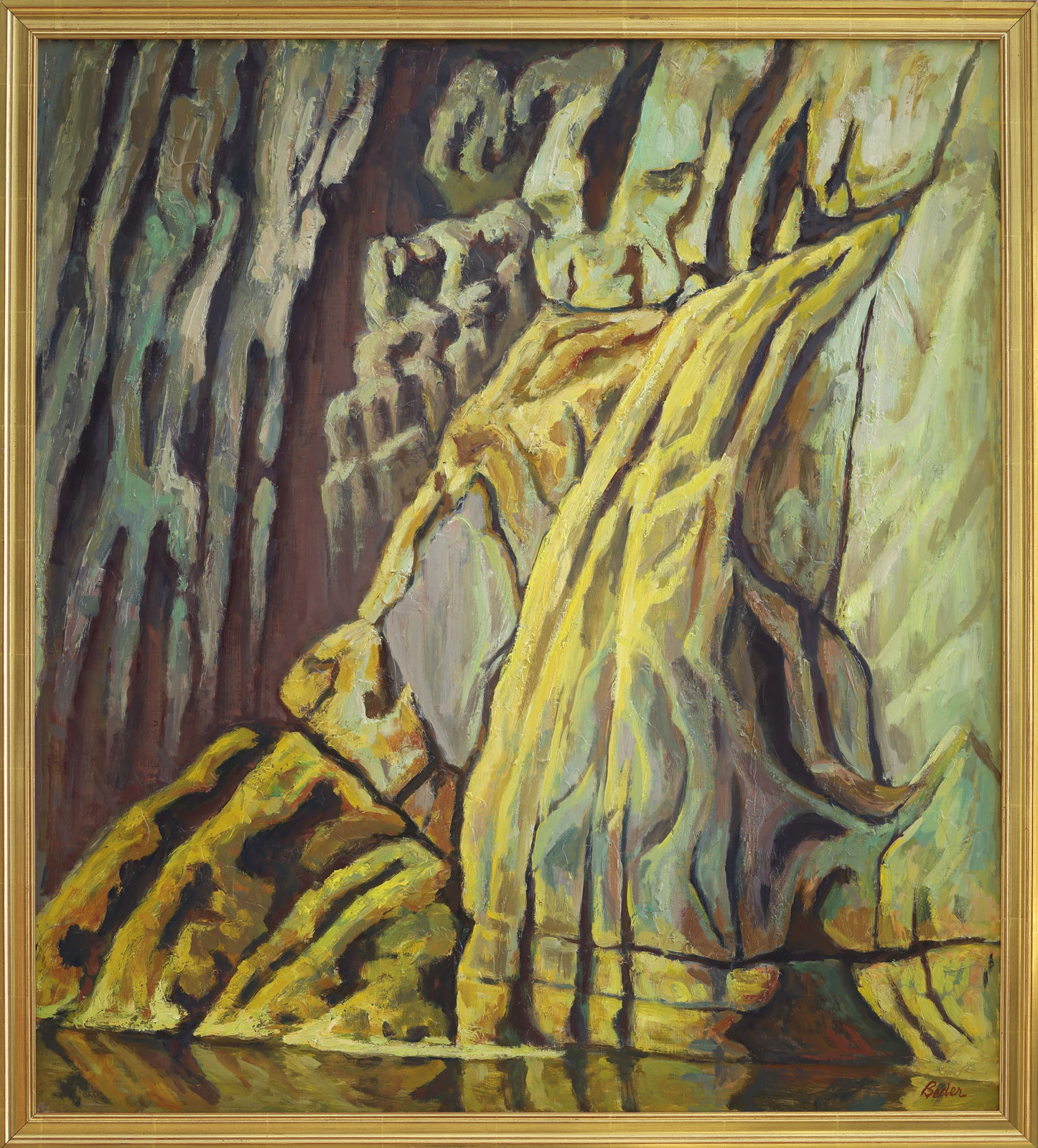 Jack Beder, Rockwall and River, 1969