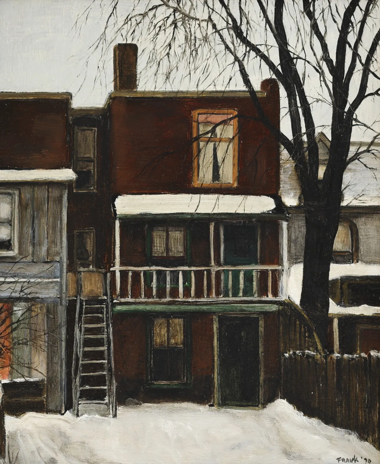 Albert Franck, Back of Sherbourne St., 1970