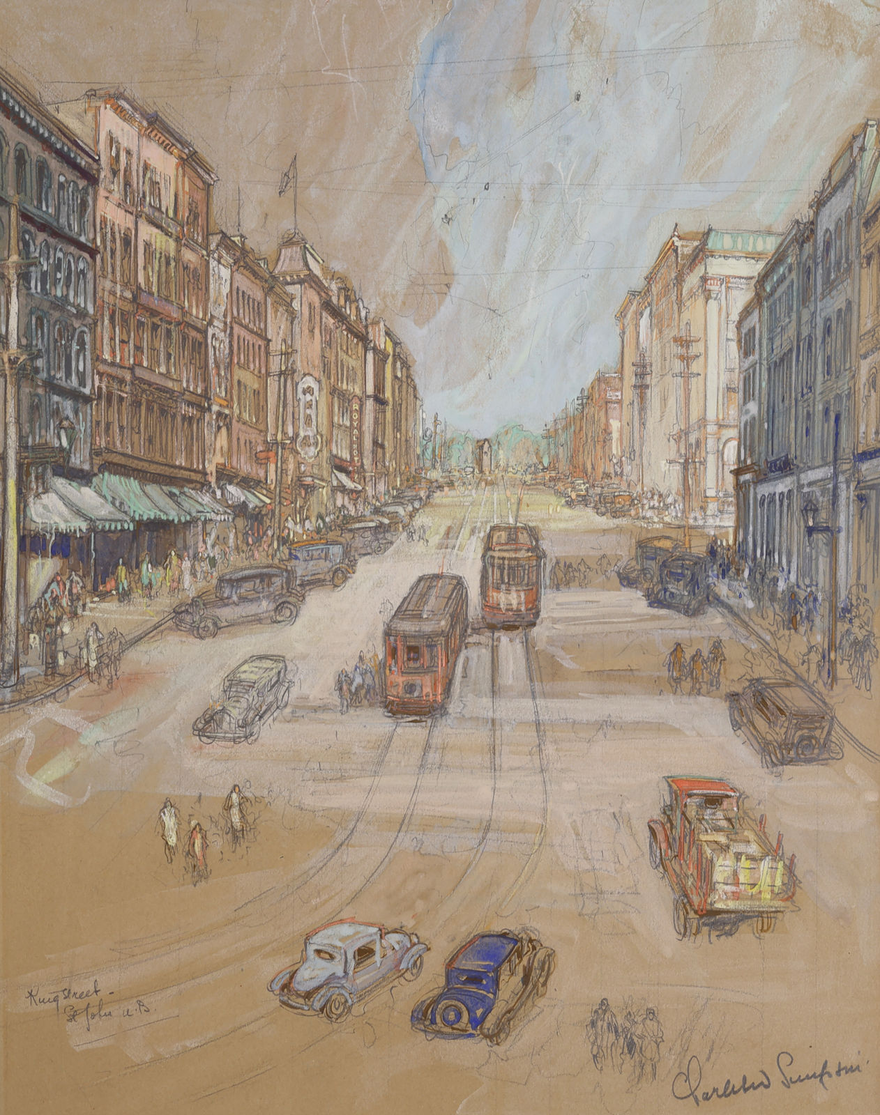 Charles Walter Simpson, Saint John, 1933