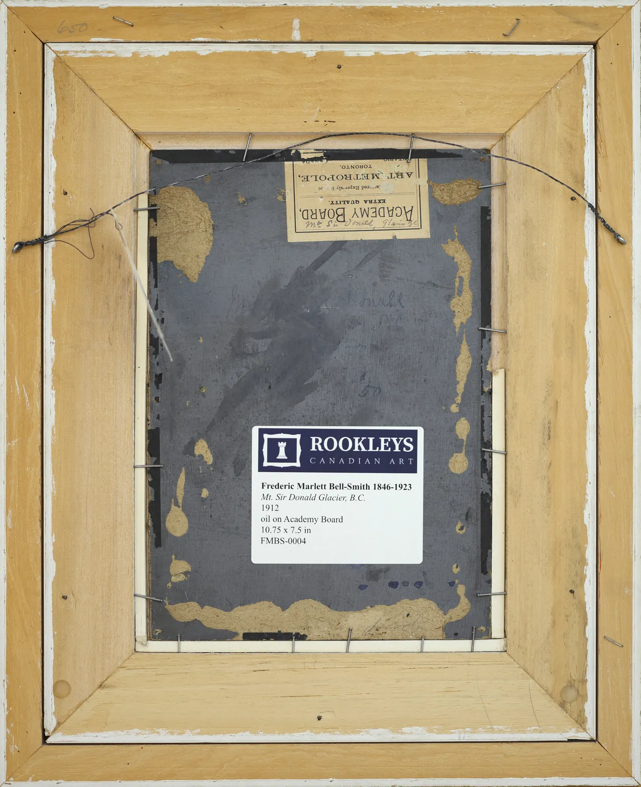 Frederic Marlett Bell-Smith, Mt. Sir Donald Glacier, B.C., 1912