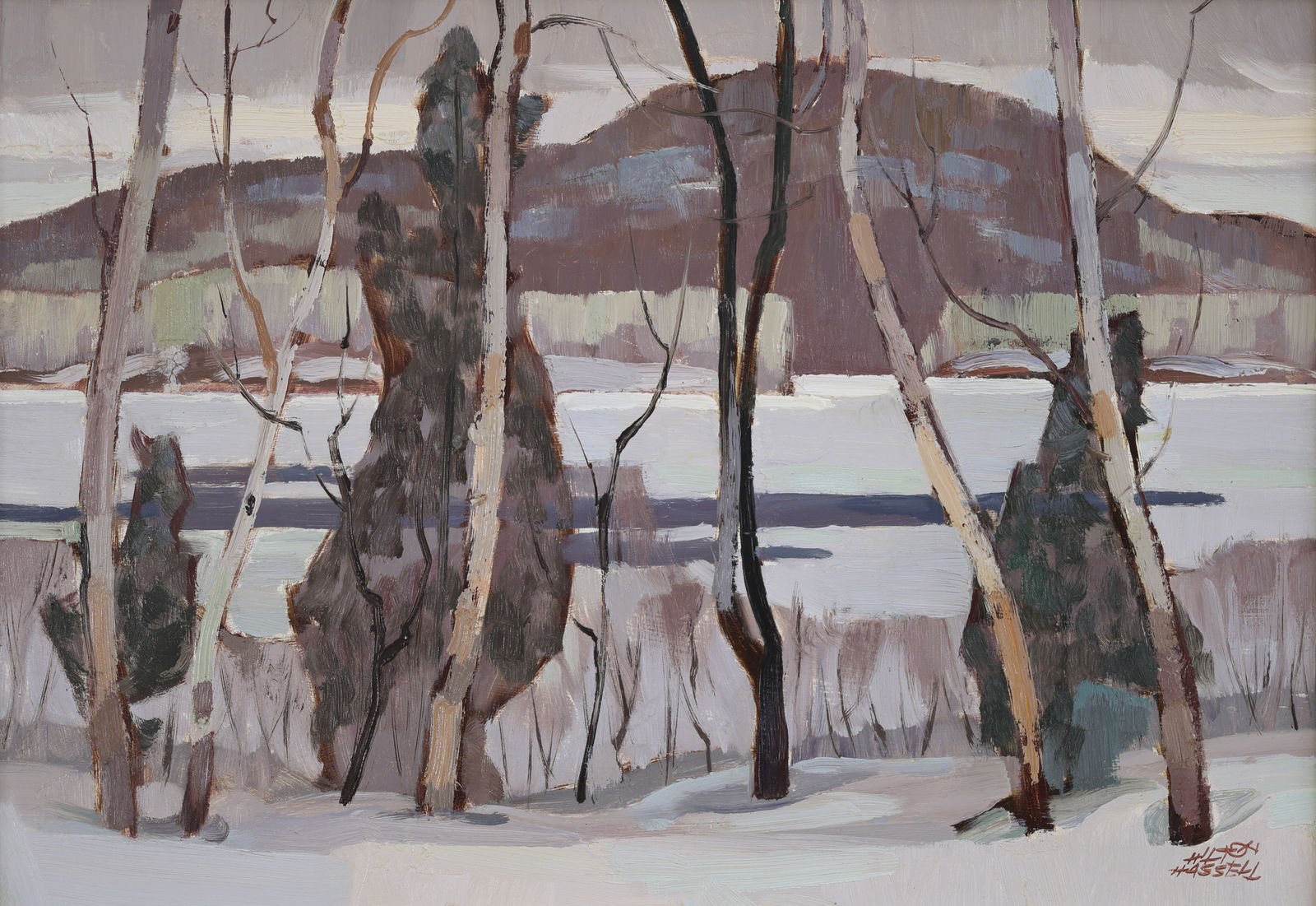 Hilton Hassell, Lake Fringe, Madawaska, 1979