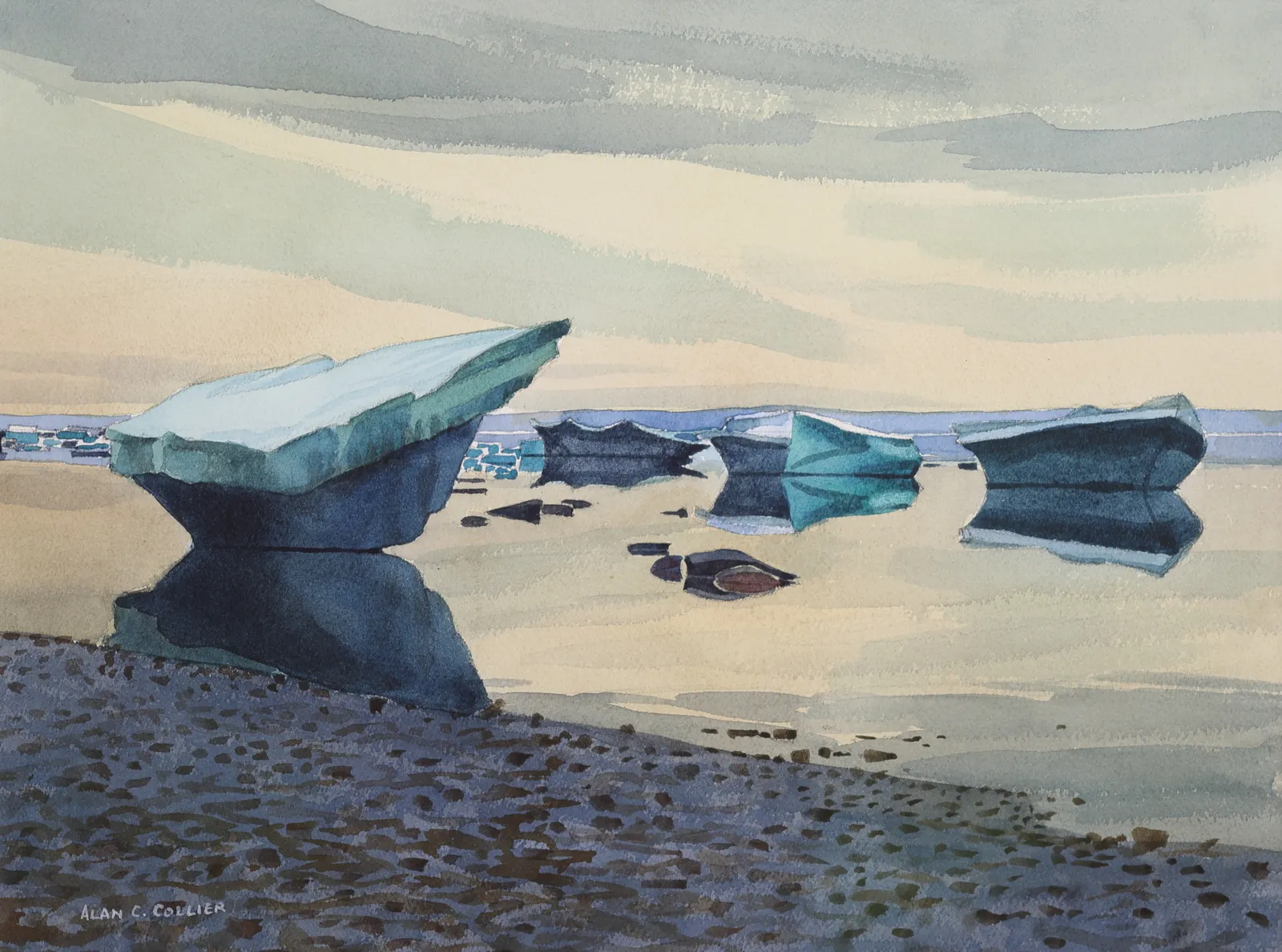 Alan Collier, Shore Ice at Grise Fiord, 1978