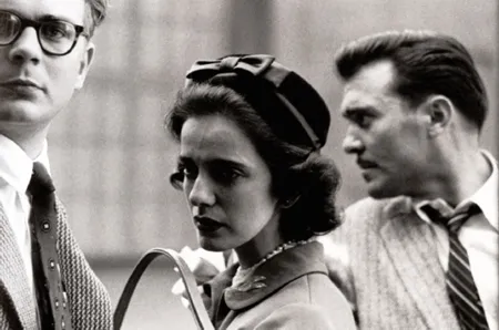 Diane Arbus, Woman on the Street with Two Men, N.Y.C., 1956