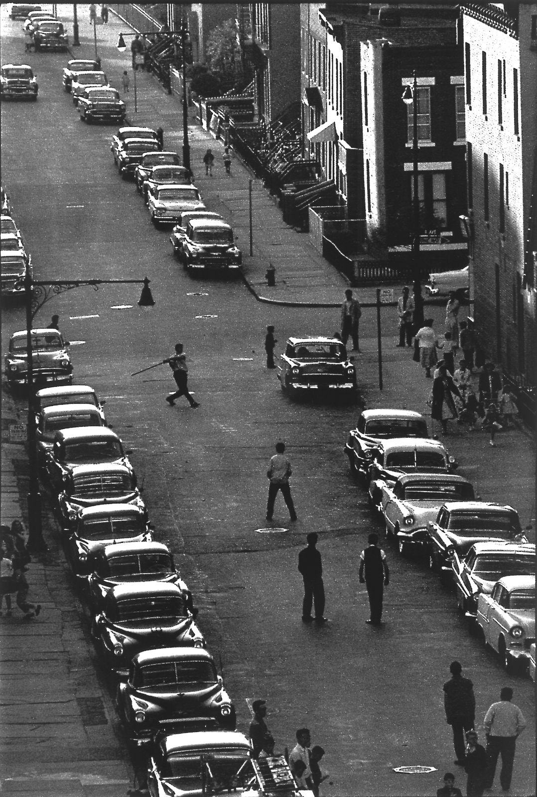 Bruce Davidson, Untitled [Stickball], Brooklyn Gang, 1959
