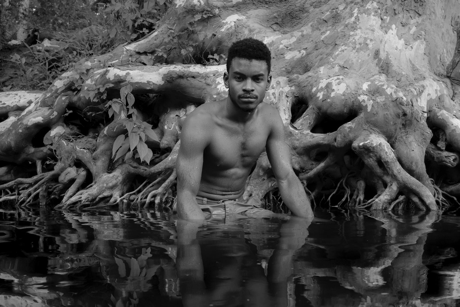 Caleb Stein, Sanjay The Watering Hole. Poughkeepsie, NY, 2020