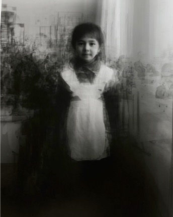 Ken Kitano, 18 second graders from the Samarkand Region 42 - Umeem Talim Primary School, November 22, 2010, classroom, Xanda, Mitan, Samarkand, Uzbekistan, from the series Our Face, 2010