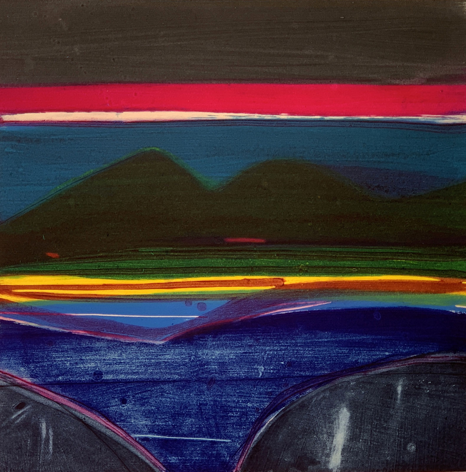 Barbara Rae RSA, Sea Light 1