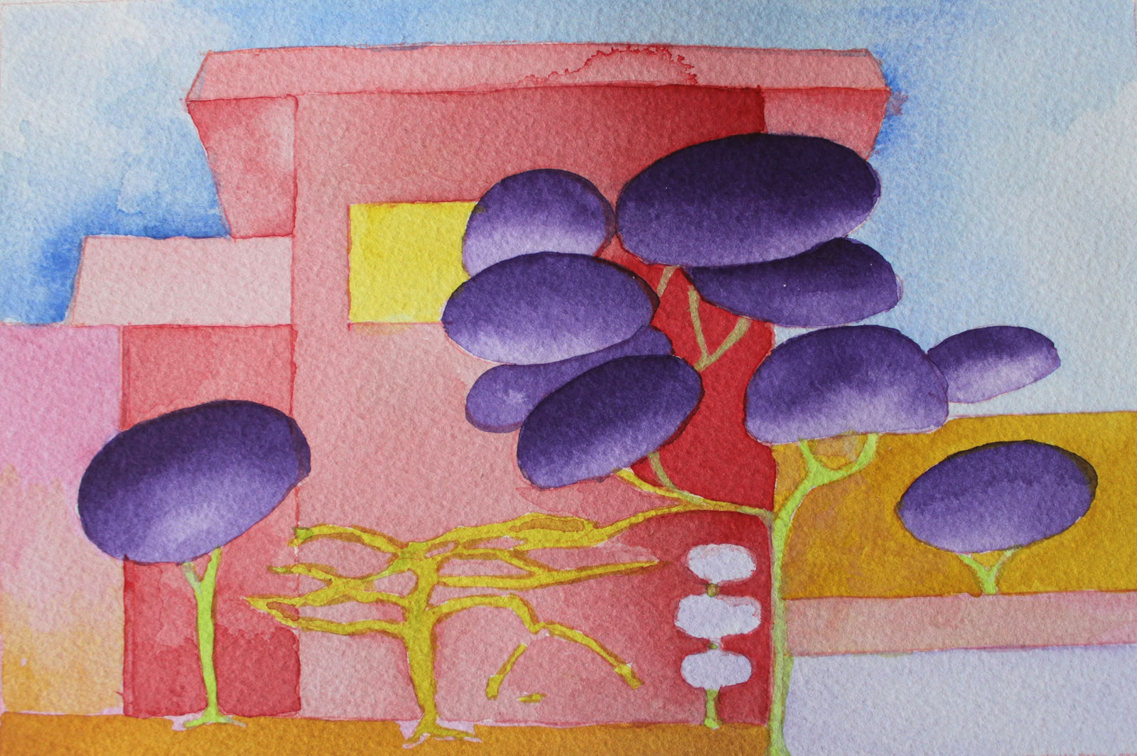 Elspeth Lamb RSA, The Red Teahouse