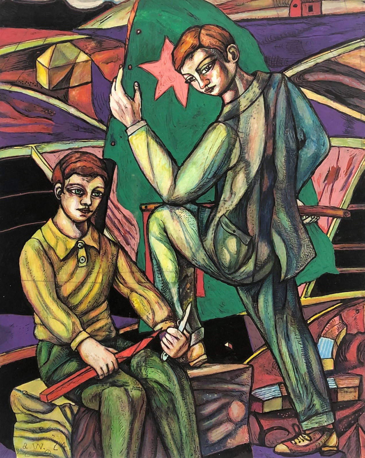 Adrian Wiszniewski RSA, Last Stand