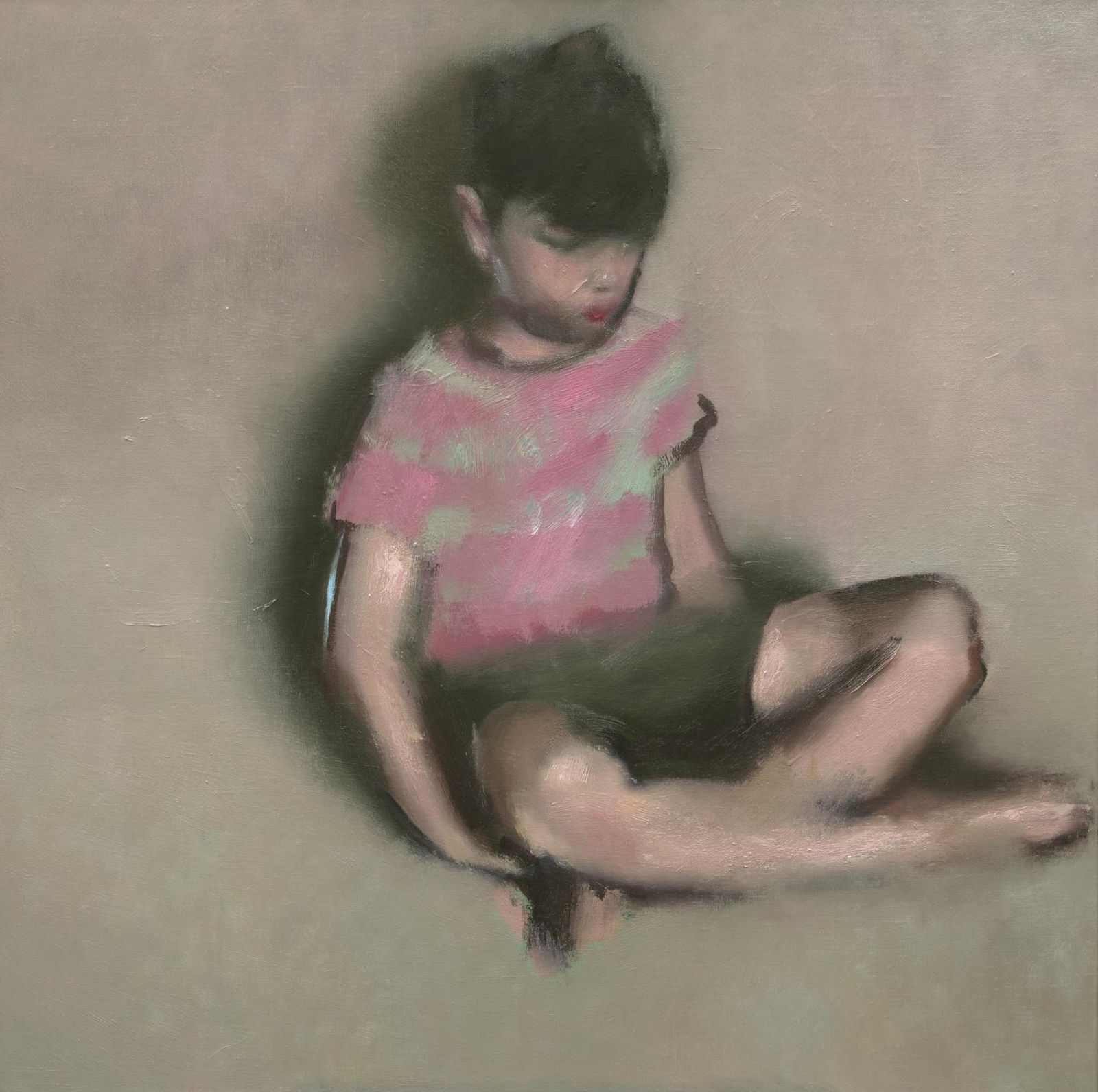 Kevin McFall, Boy in stripes, 2024